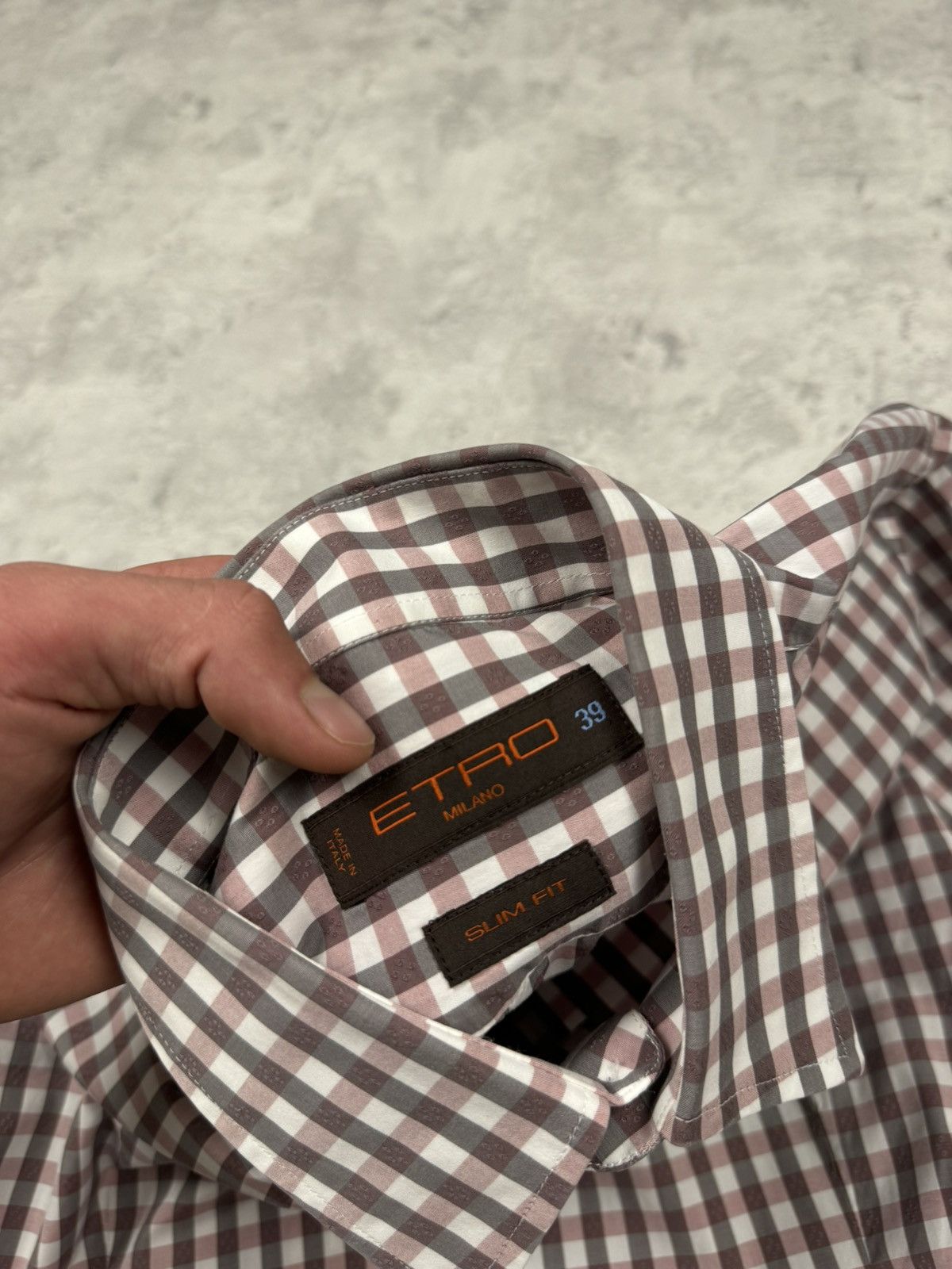 Etro Etro Plaid Shirt Button Up Size 39 Size US M / EU 48-50 / 2 - 11 Thumbnail