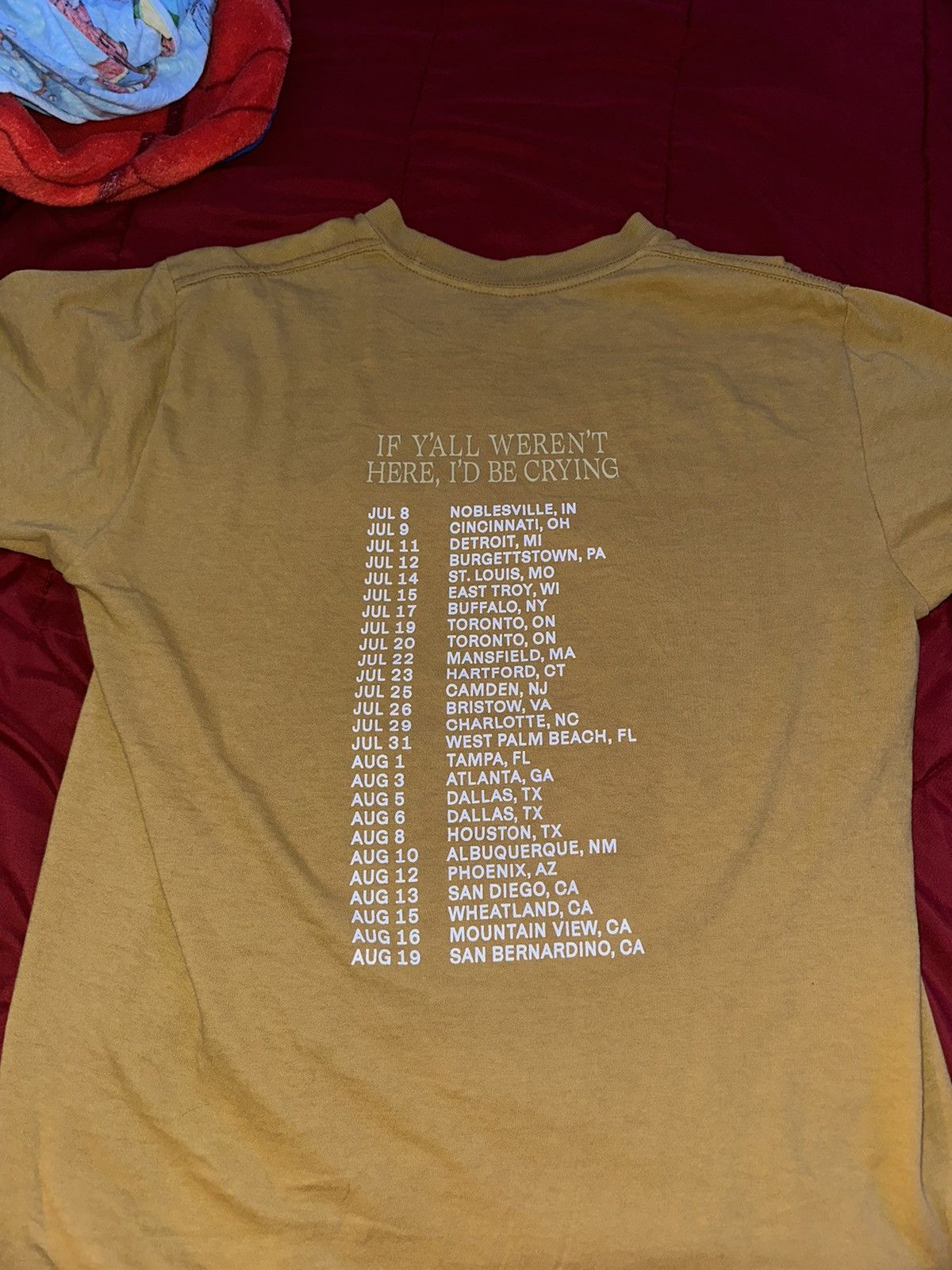 Rap Tees Post Malone if yall werent here. I’d be crying tour Shirt Size US M / EU 48-50 / 2 - 4 Thumbnail