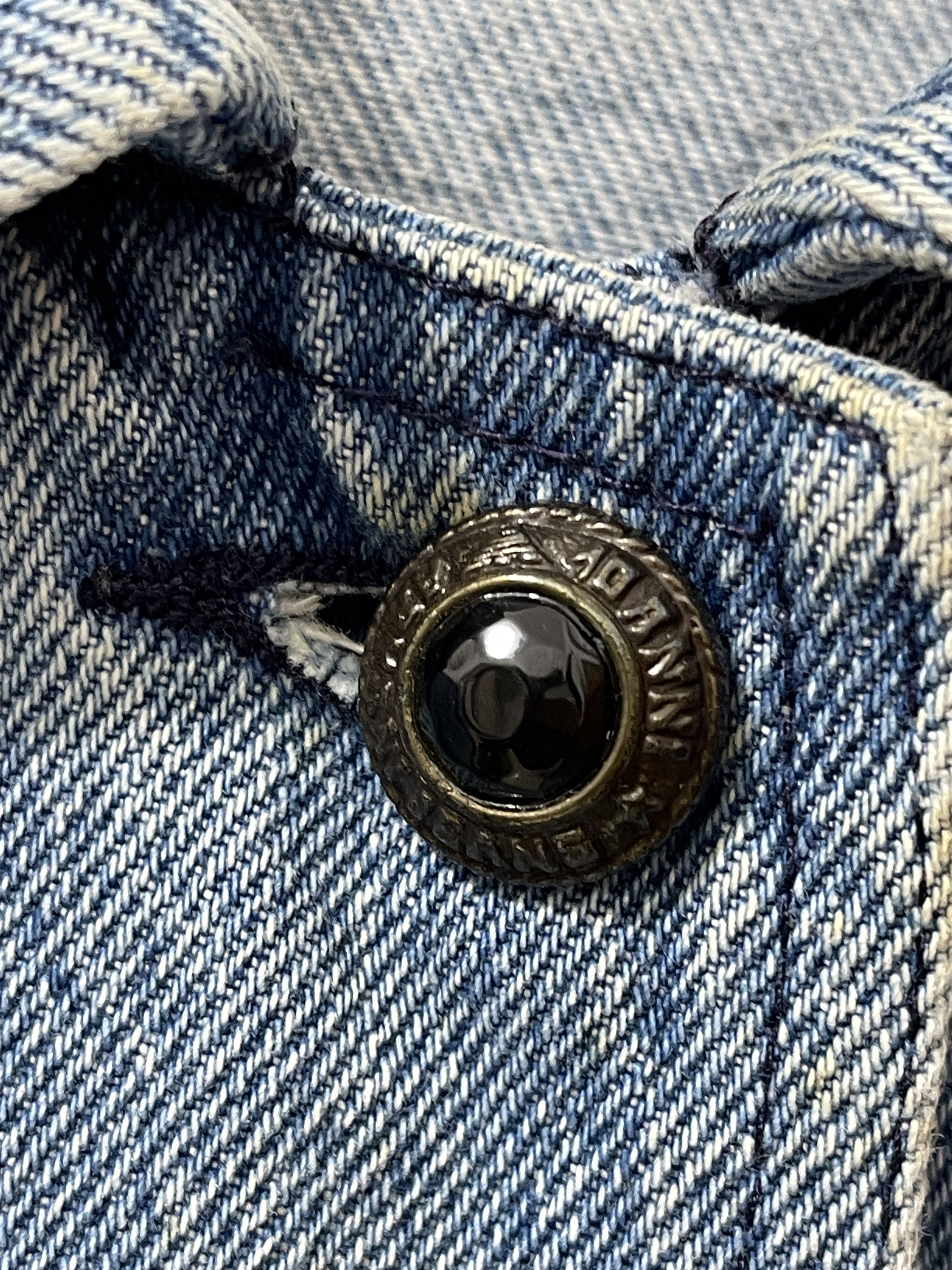 Armani Vintage 80s Armani Jeans Archive 10th Anniv Denim Jacket Size US S / EU 44-46 / 1 - 9 Thumbnail