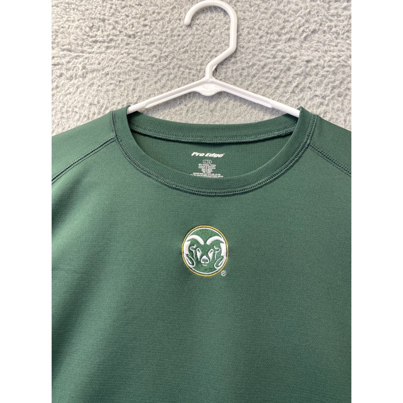 Vintage Pro Edge Sweatshirt Mens Size L Large Green Dri-Fit Long Sleeve Athletic Crew Neck Size US L / EU 52-54 / 3 - 2 Thumbnail