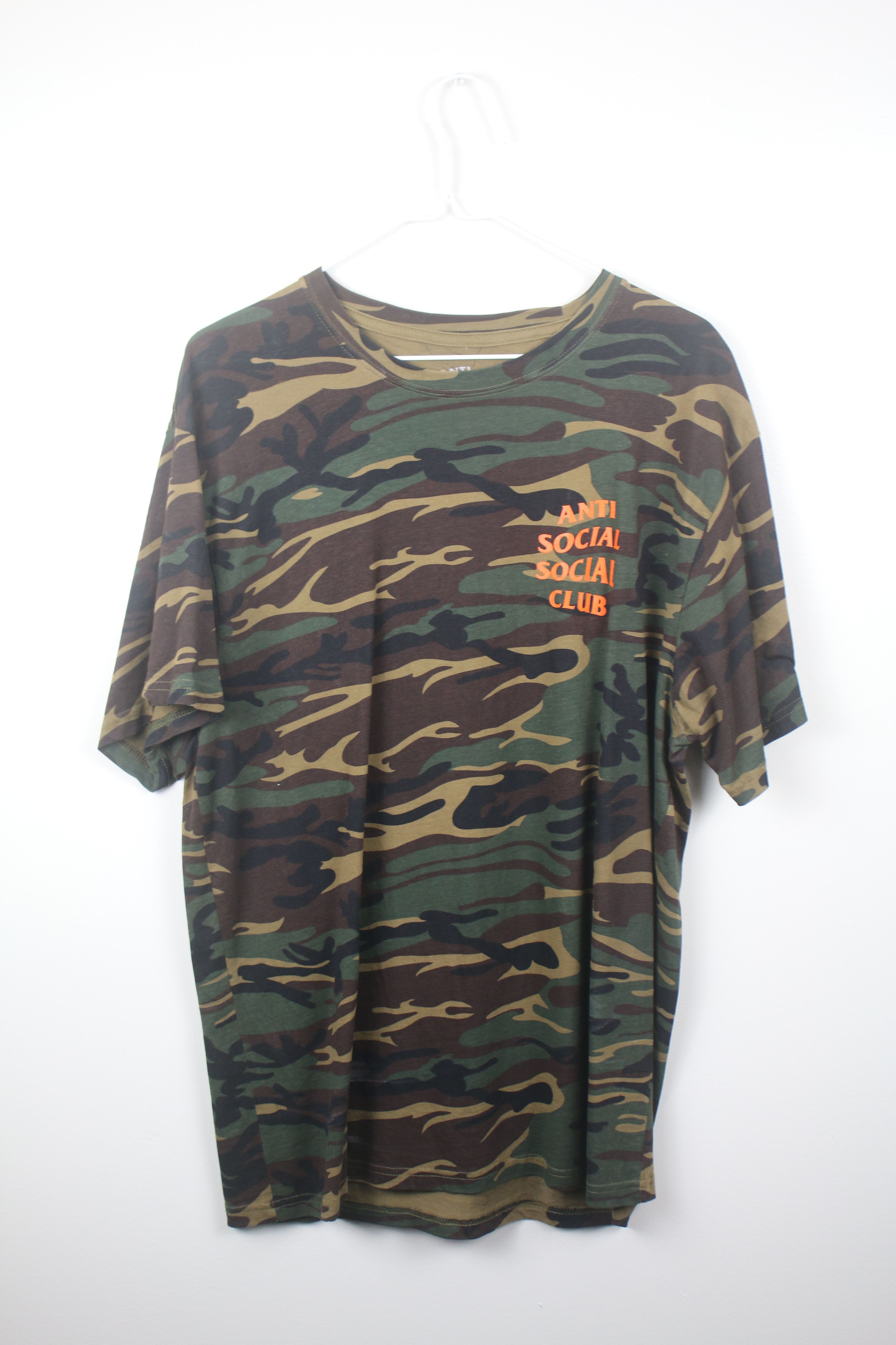 Anti Social Social Club Anti Social Social Club (ASSC) Orange-on-Camo Tee Size US L / EU 52-54 / 3 - 1 Thumbnail