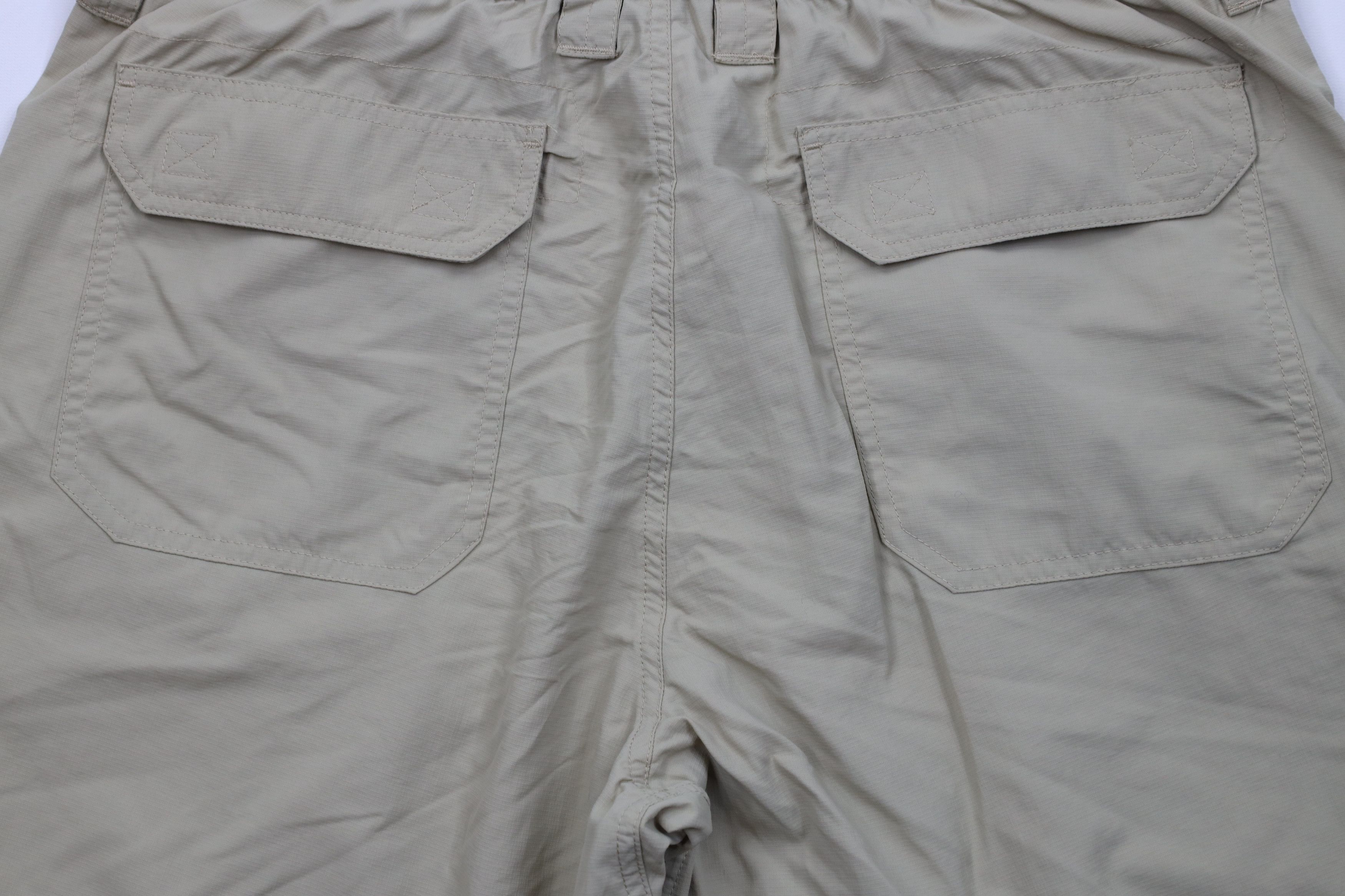 L.L. Bean Vintage LL Bean Outdoor Hiking Trekking Shorts Beige Nylon Size US 34 / EU 50 - 10 Thumbnail