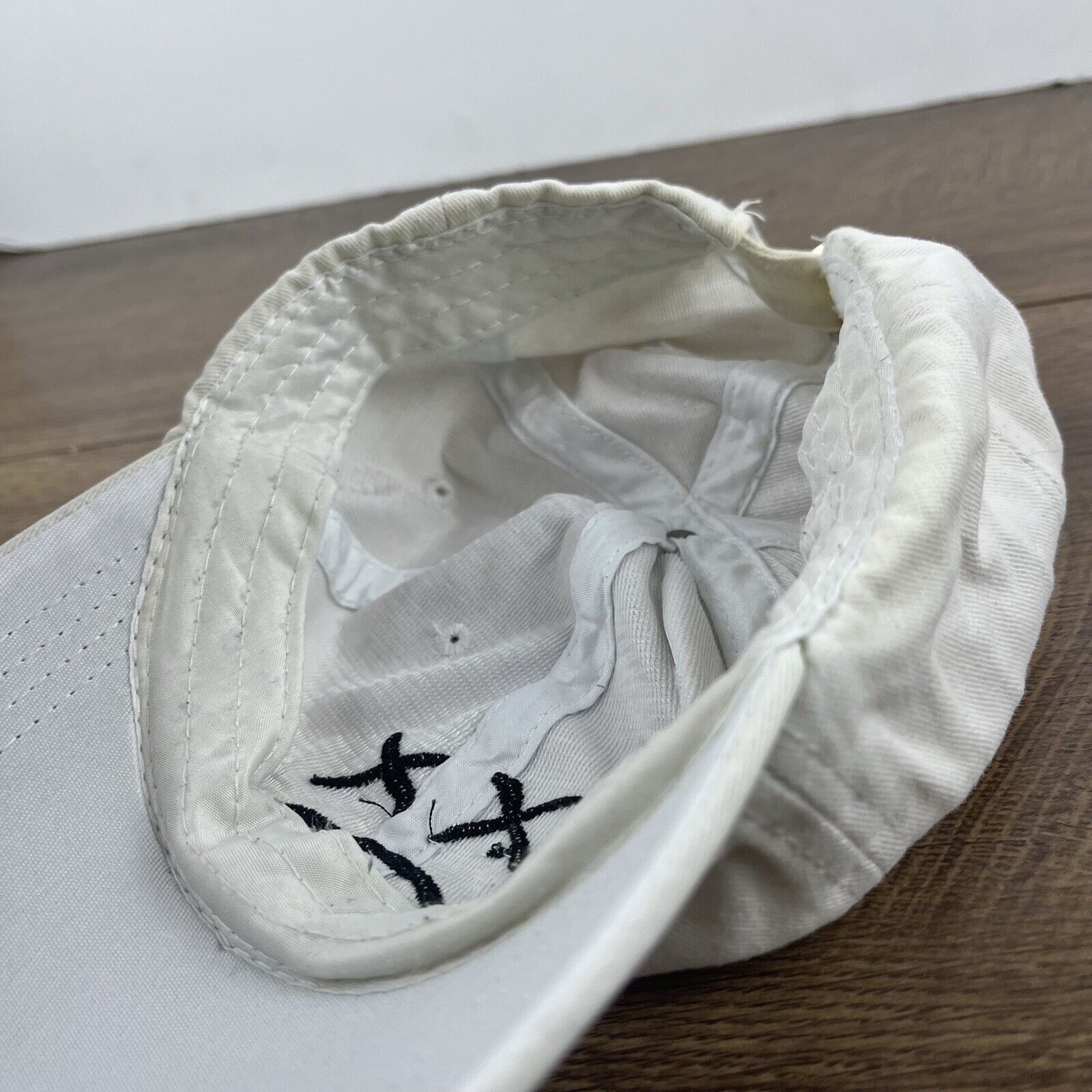 Other Marshmellow Hat White Cap Hat Adjustable Hat White Adult Hat Size ONE SIZE - 12 Thumbnail