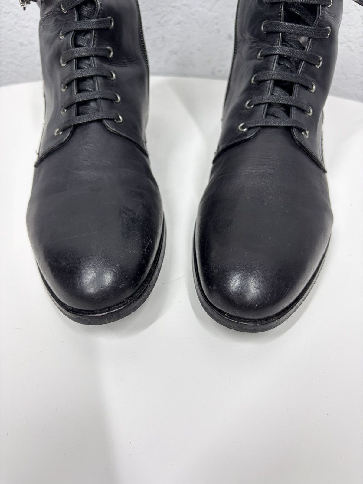 Melvin & Hamilton Vintage 00s Black Leather Side Zip Boots Guidi Marsell Style Size US 8 / EU 41 - 15 Thumbnail