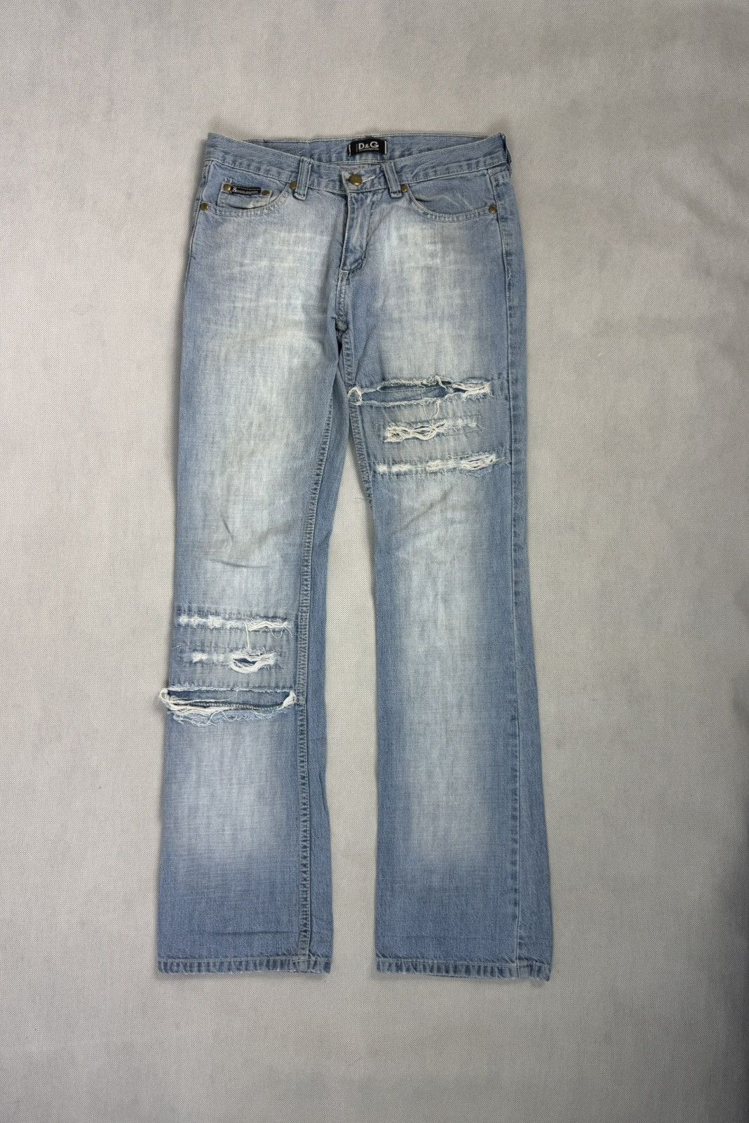 Jeans Pants Dolce & Gabbana Baby Blue Vintage