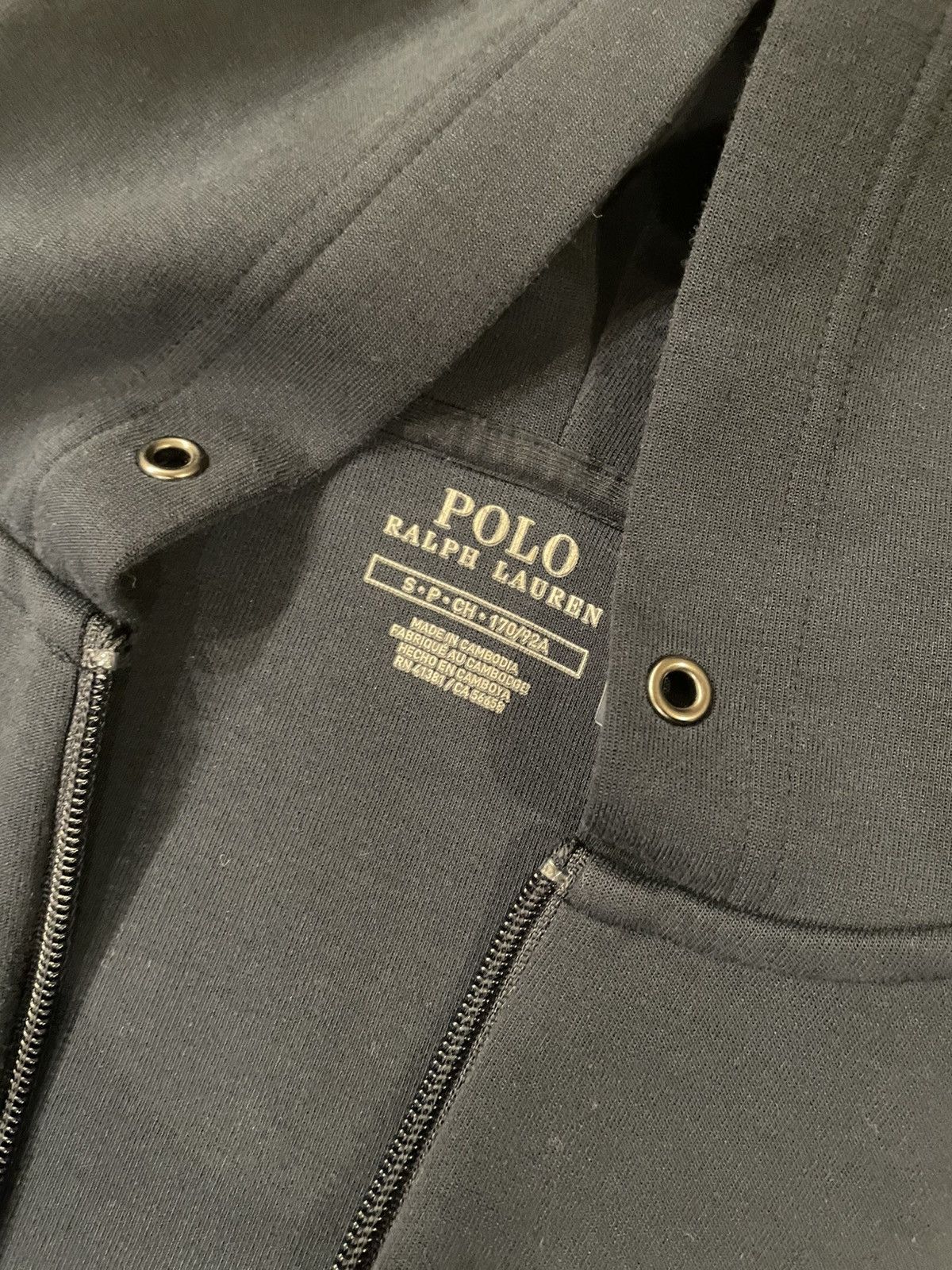 Polo Ralph Lauren Navy blue polo light fleece jacket Size US S / EU 44-46 / 1 - 3 Thumbnail