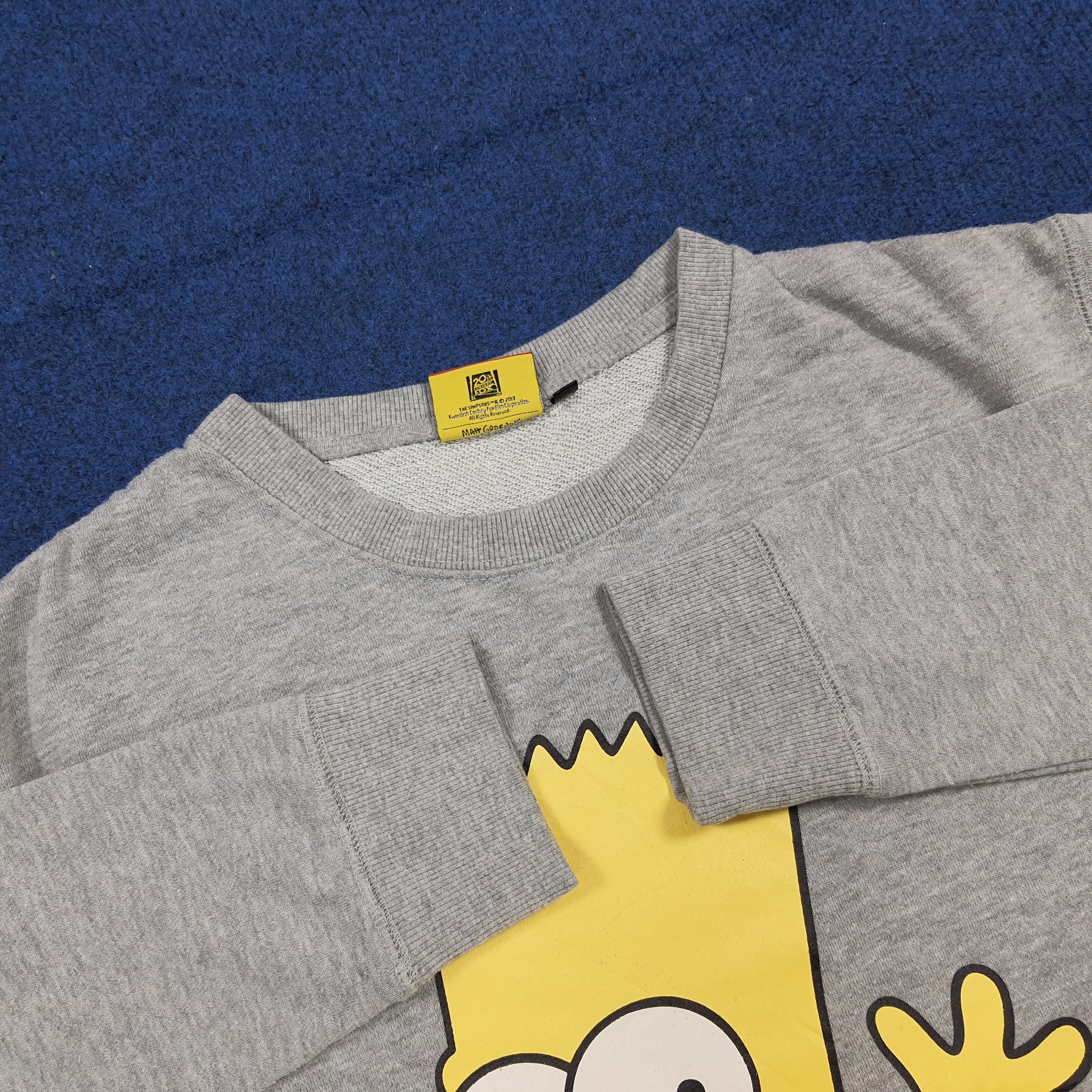 The Simpsons Official Bart Simpson Graphic Sweatshirt Crewneck C293N25 Size US M / EU 48-50 / 2 - 6 Thumbnail