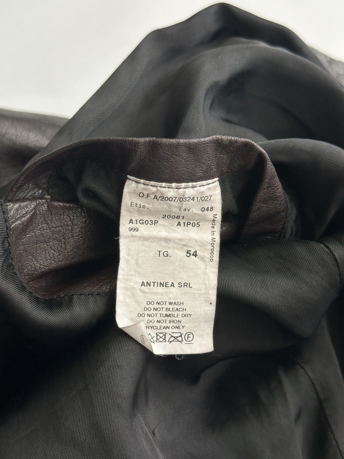 Emporio Armani Emporio Armani 2000’s Leather Jacket Size US L / EU 52-54 / 3 - 7 Thumbnail