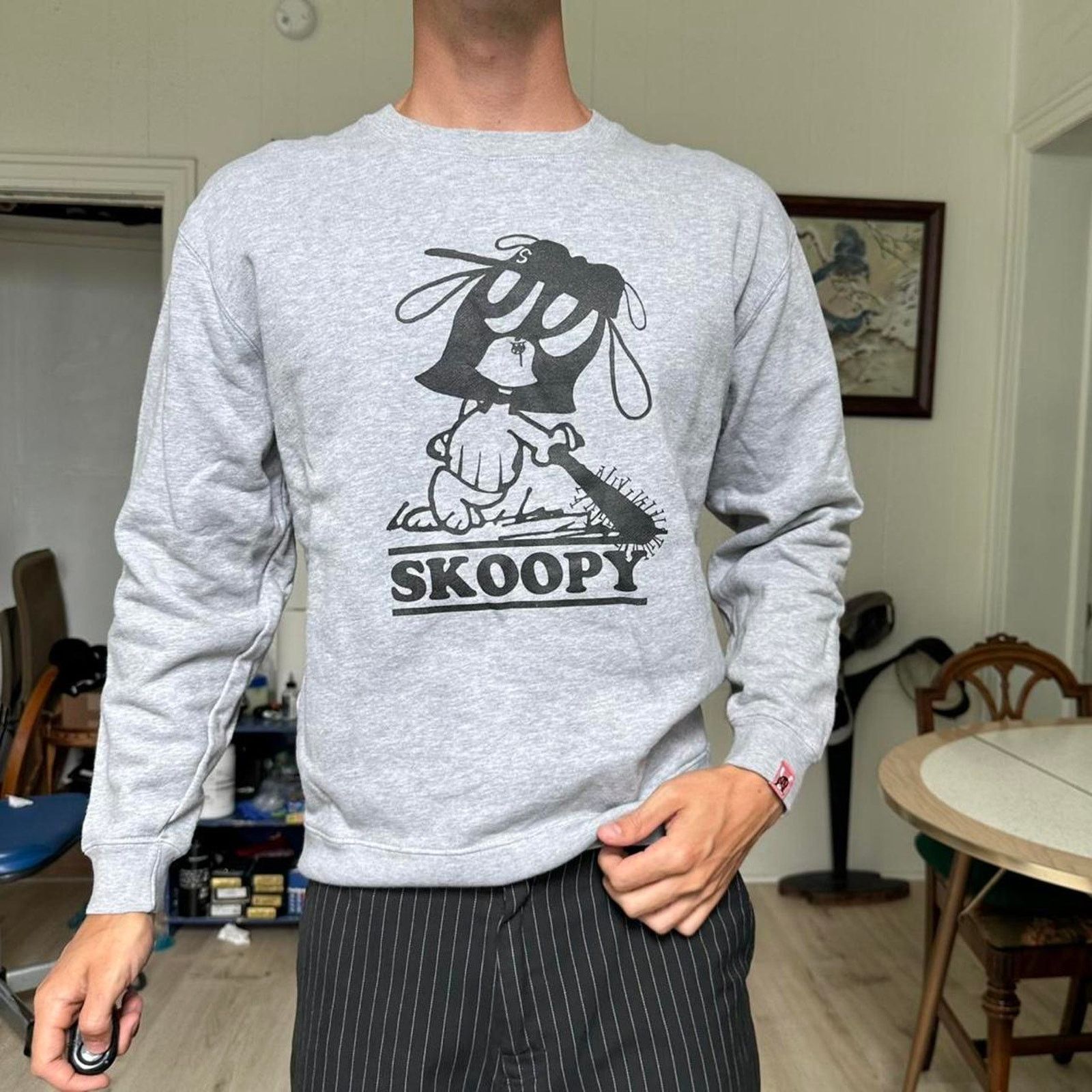 Japanese Brand × Skoloct × Vintage Rare 2010s Skoloct Skoopy Snoopy Crewneck Sweatshirt Size US L / EU 52-54 / 3 - 7 Thumbnail
