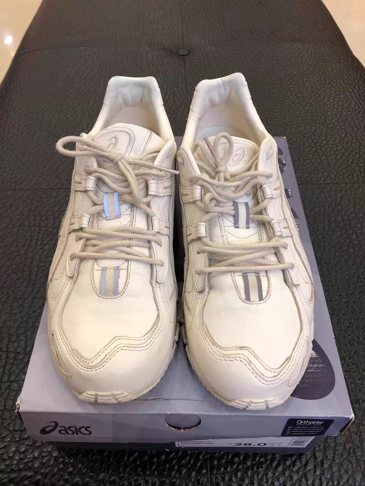 Asics asics kayano 5 360 white 44 Japan leather sneaker Size US 11 / EU 44 - 1 Thumbnail