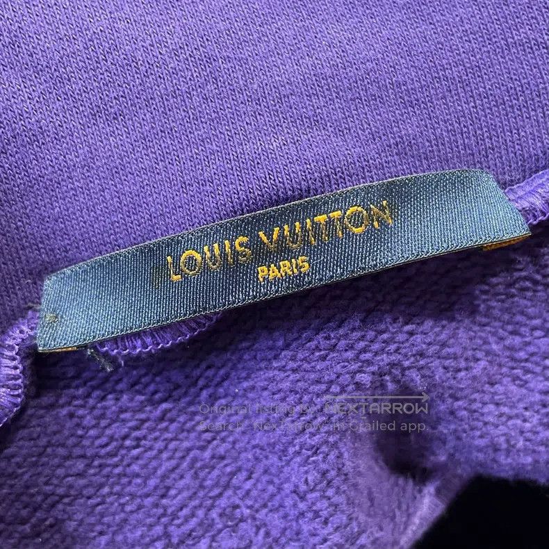 Louis Vuitton Louis Vuitton Purple Embossed Hoodie Size US XS / EU 42 / 0 - 6 Thumbnail