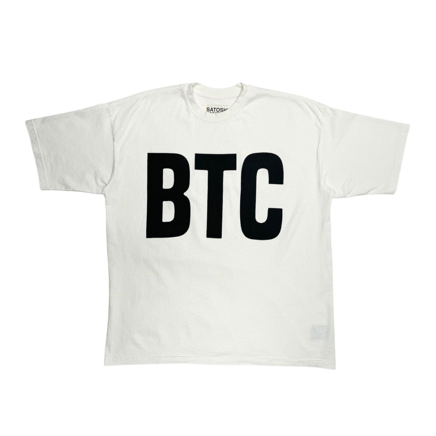 Satoshi Nakamoto BTC Short Sleeve Tee Shirt White Size US M / EU 48-50 / 2 - 1 Thumbnail