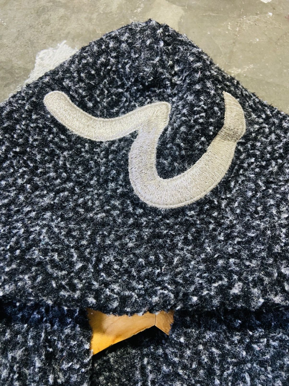 Evisu Vintage Evisu Sherpa Fleece Zip-Up Hoodie - Charcoal Marl Size US L / EU 52-54 / 3 - 9 Thumbnail