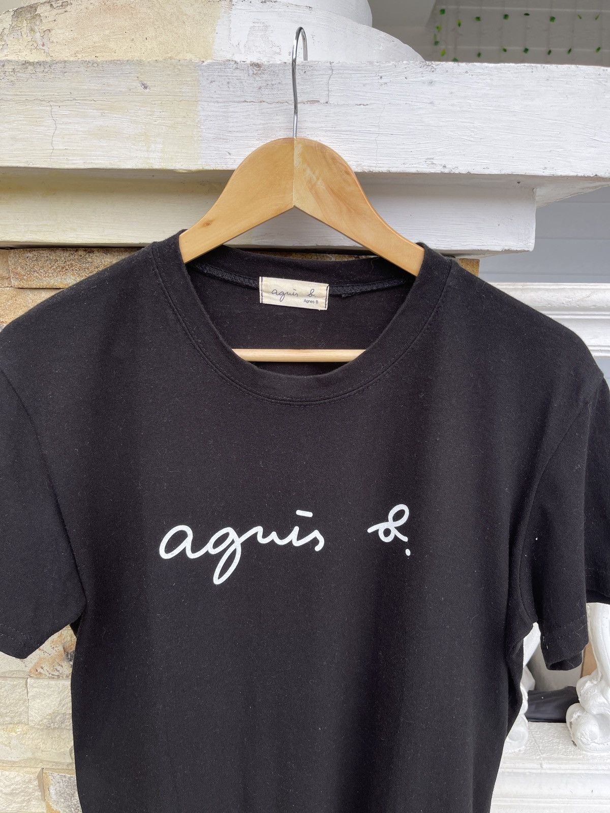 agnes b. Rare🔥Vintage Agnes B. Spellout ERD GRUNGE TEE Size US M / EU 48-50 / 2 - 2 Thumbnail