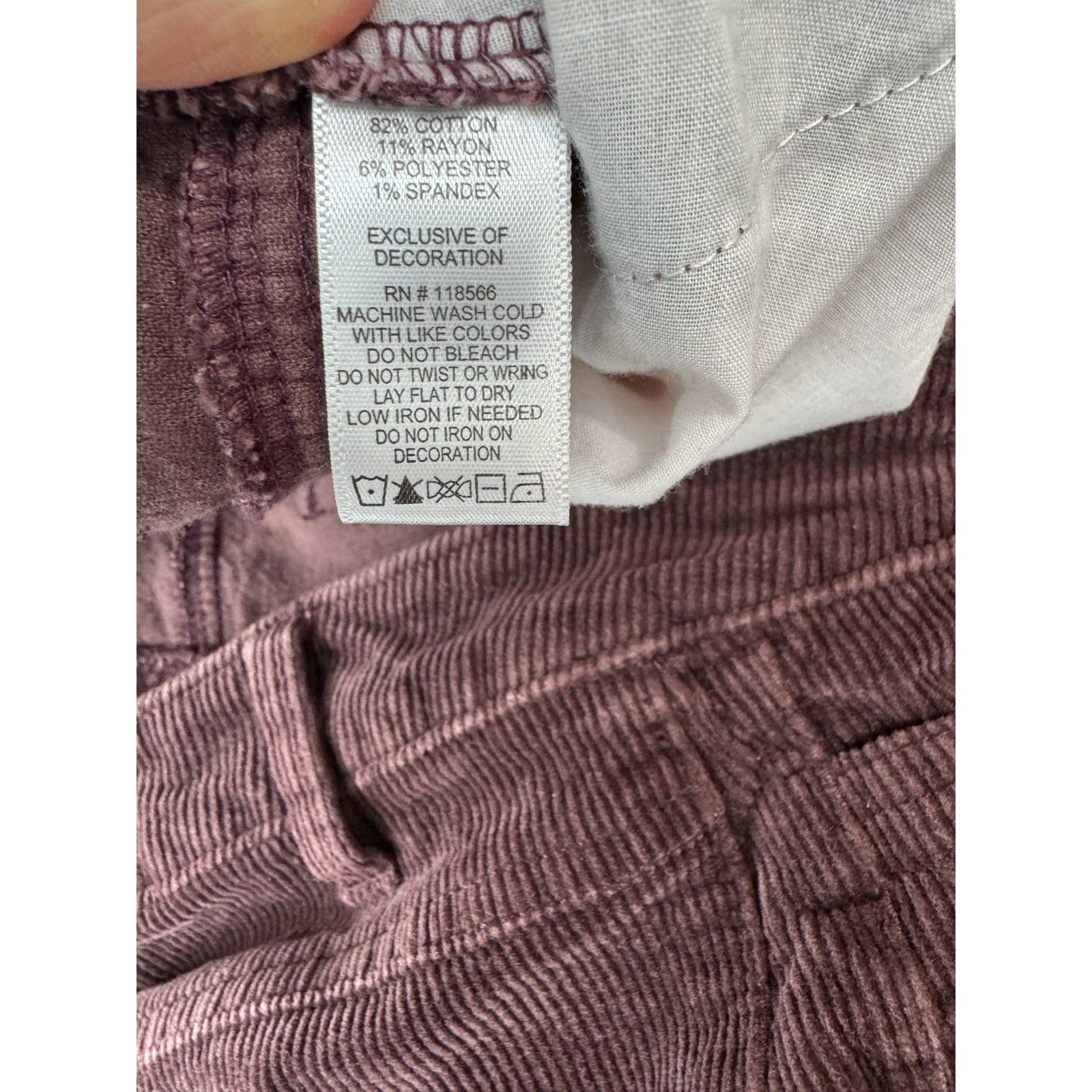 Other Boho Sheryl Crow Corduroy Jeans Floral Festival Gypsy 16 Size 38" / US 16 / IT 52 - 6 Thumbnail