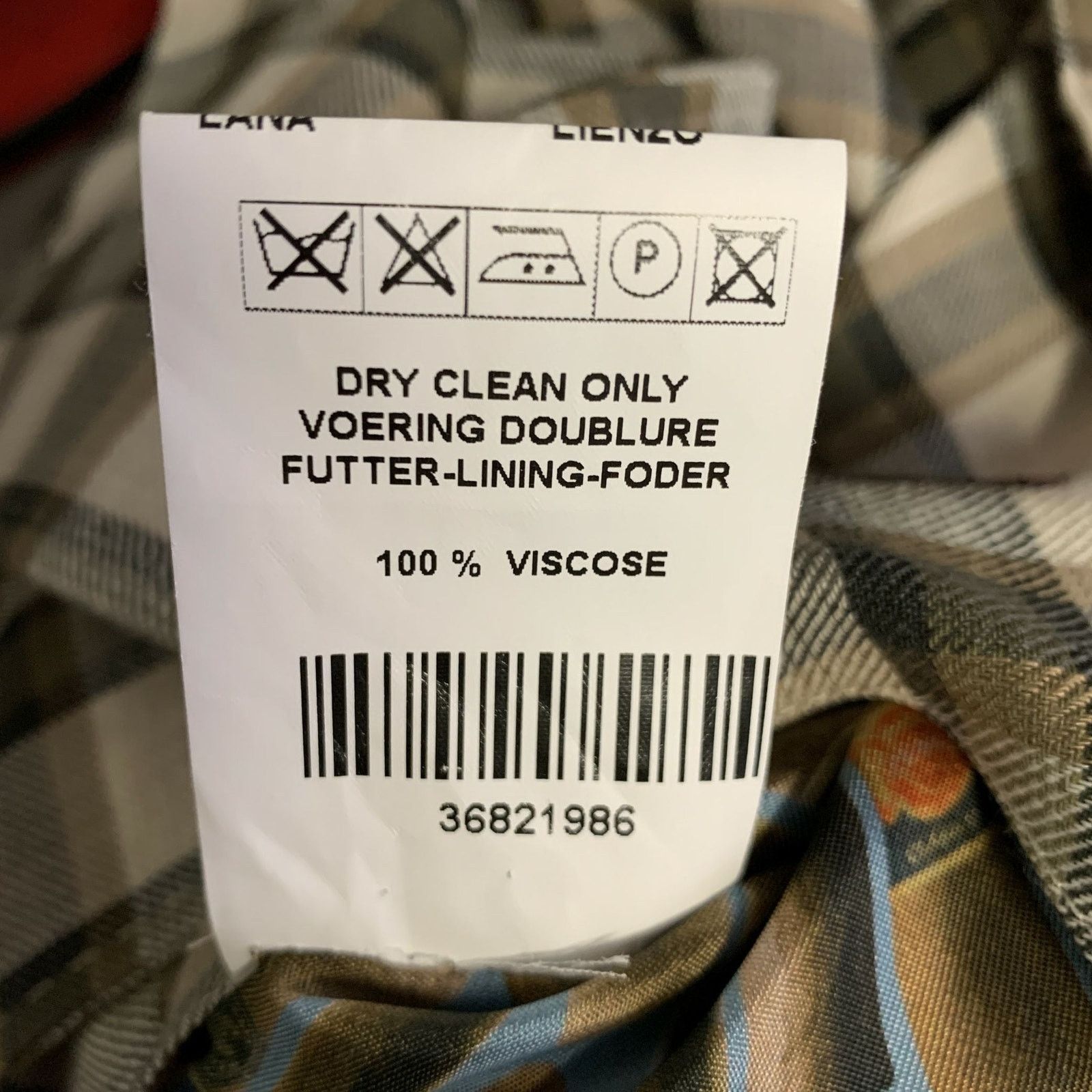 Other KLEIN EPSTEIN & PARKER M Tan Olive Plaid Wool Blend Coat Size US M / EU 48-50 / 2 - 7 Thumbnail