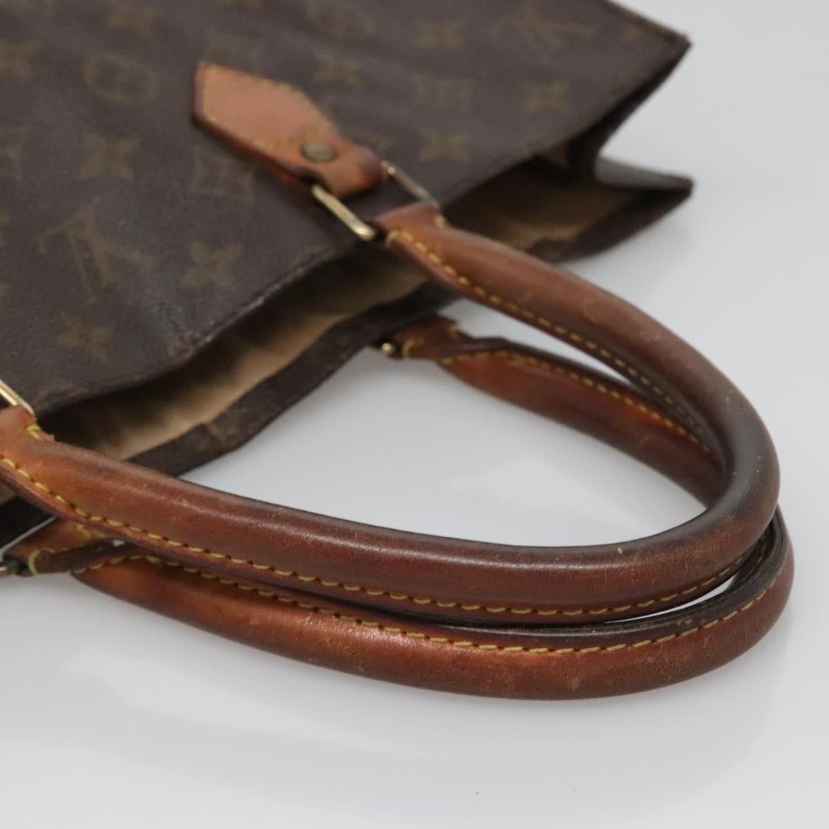 Louis Vuitton LOUIS VUITTON Monogram Sac Plat Hand Bag M51140 Size ONE SIZE - 7 Thumbnail