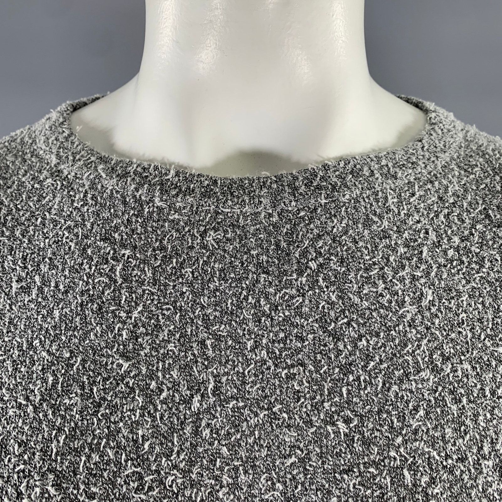 John Elliott Size L Grey Black Textured Cotton Nylon Pullover Size US L / EU 52-54 / 3 - 2 Thumbnail