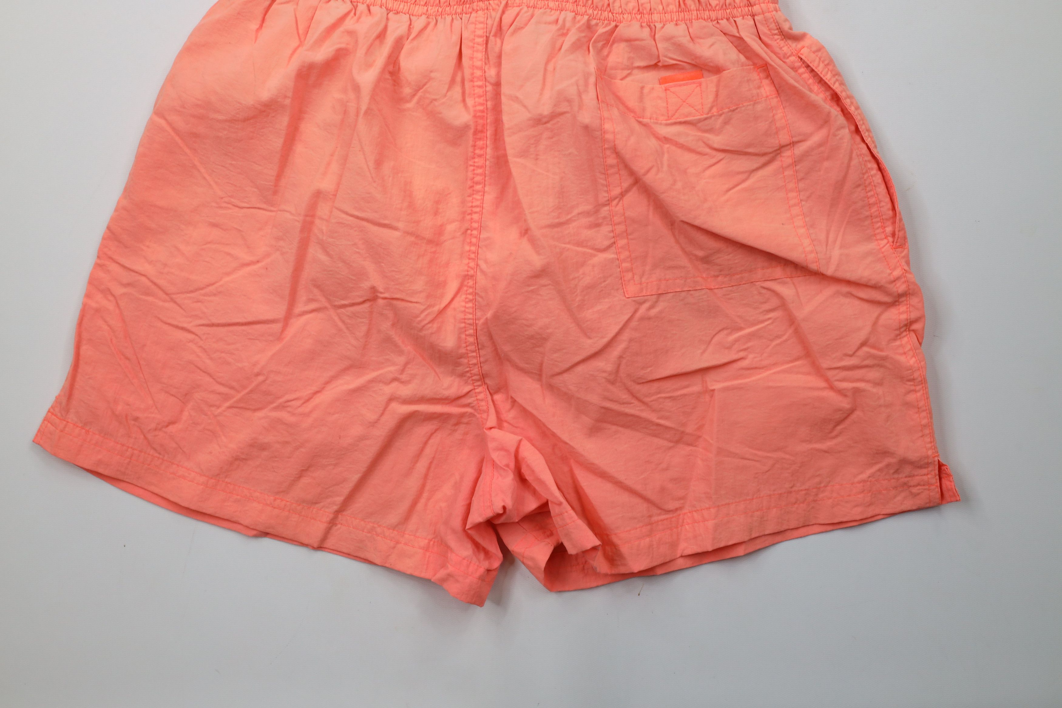 Vintage Vintage 90s Streetwear Above Knee Shorts Swim Trunks Pink Size US 36 / EU 52 - 11 Thumbnail