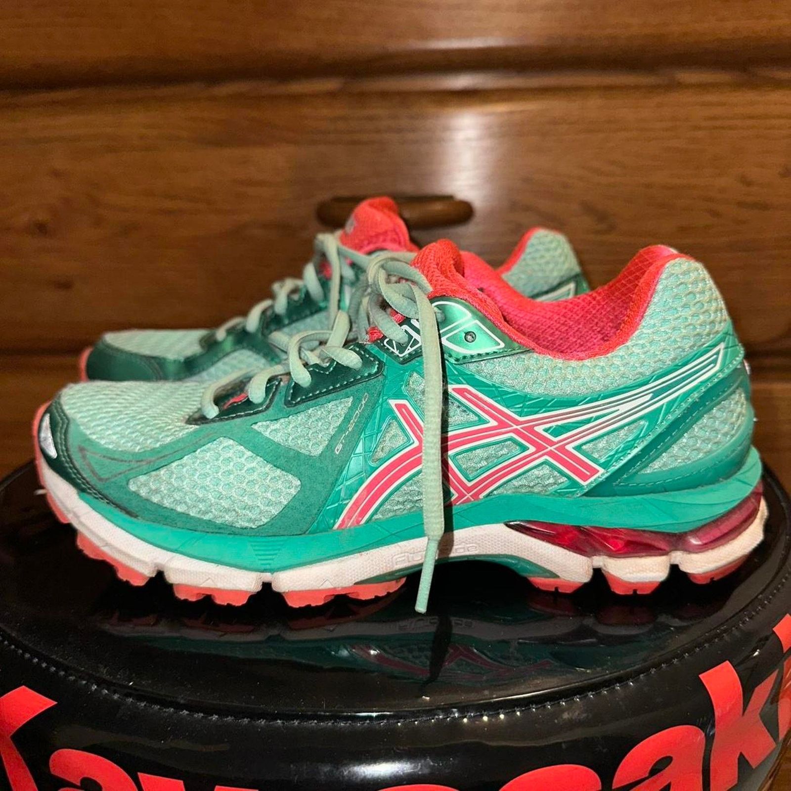 Asics Asics GT-2000 3 Aqua Coral Running Shoes size 6.5 women’s Size US 6.5 / IT 36.5 - 1 Thumbnail