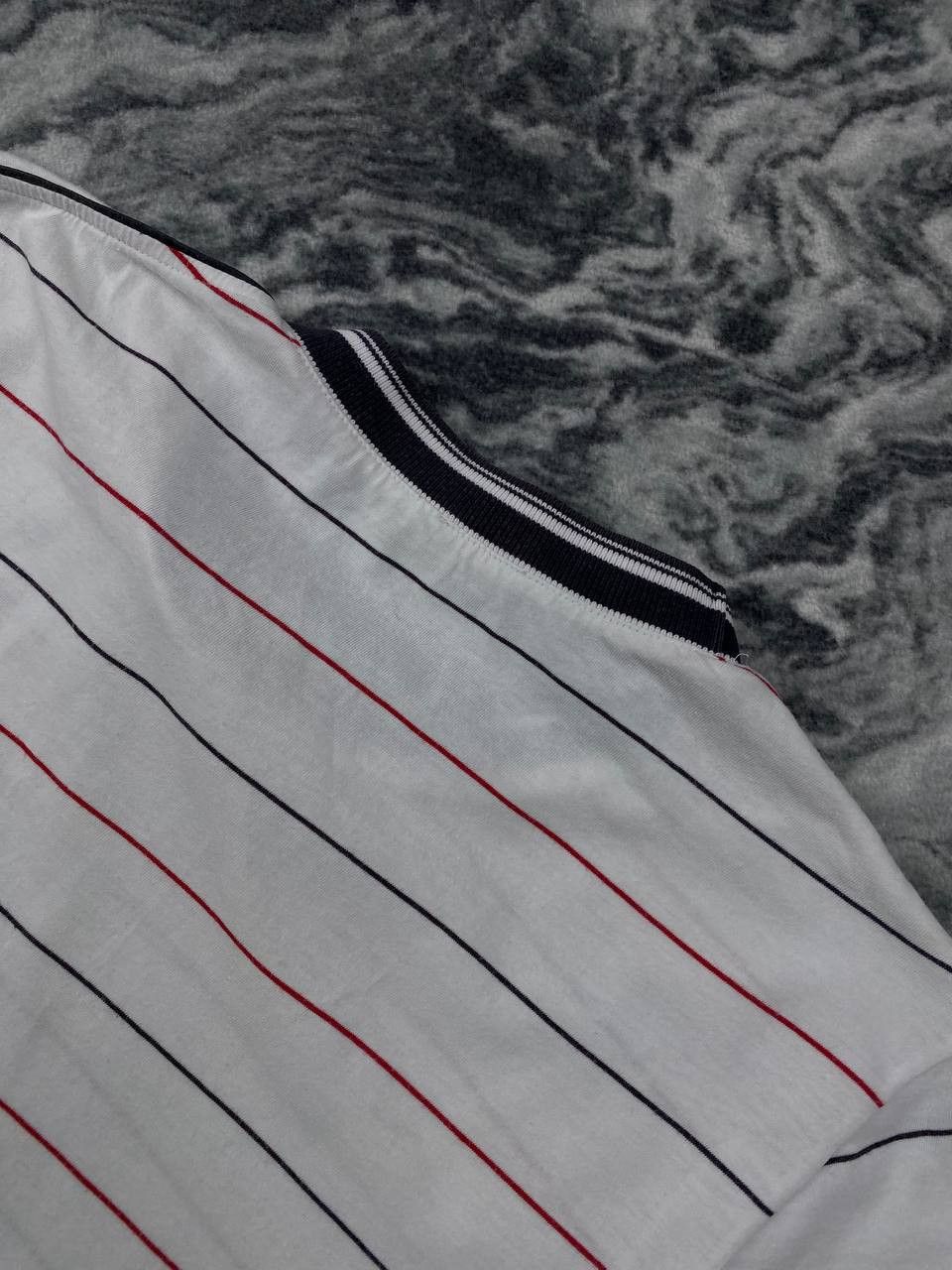 Dolce & Gabbana Vintage Dolce Gabbana Striped DG T-Shirt Men Size 48 White Size US M / EU 48-50 / 2 - 12 Thumbnail