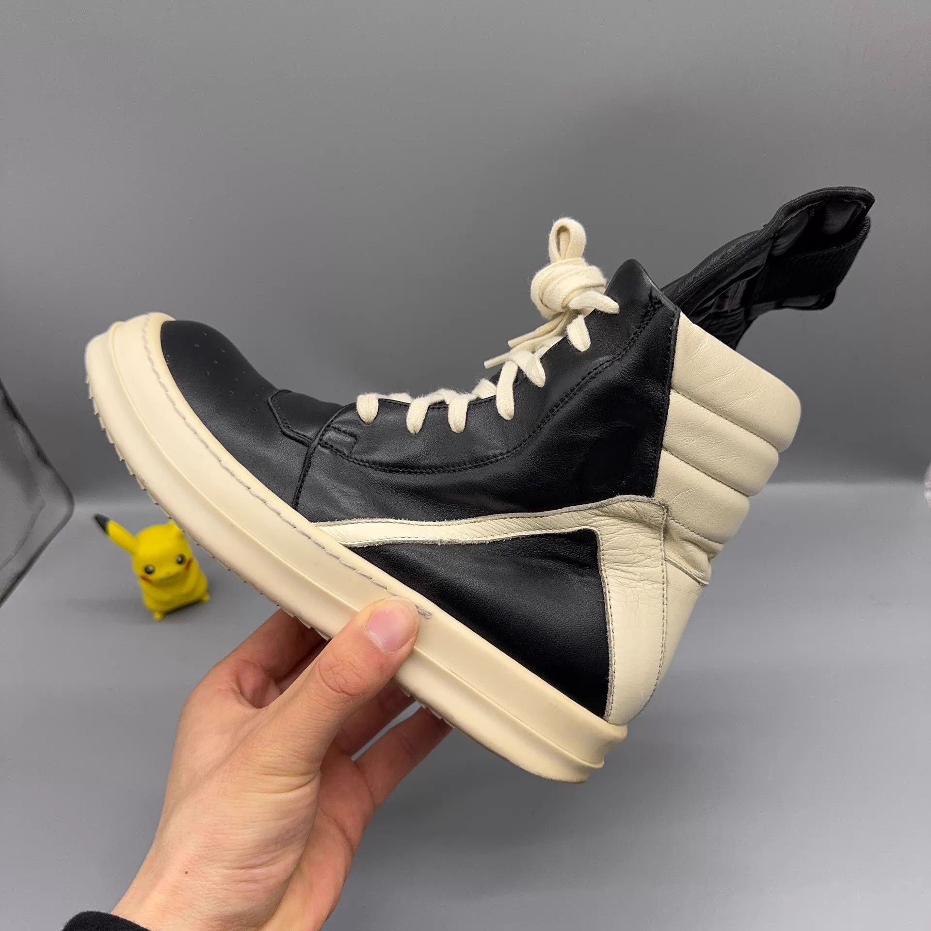Rick Owens RICK OWENS/RO Black & White Shoes Size 36.5 Size US 6 / IT 36 - 7 Thumbnail