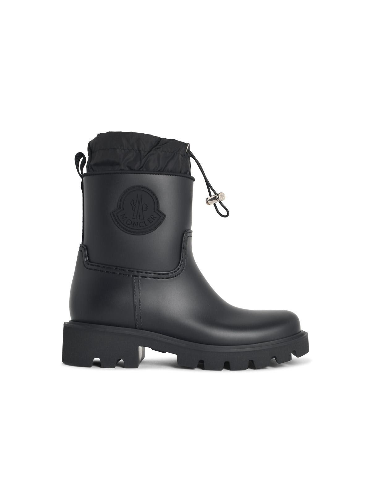 Moncler MONCLER Black 'Kickstream' Rain Boots Size US 6 / IT 36 - 1 Thumbnail
