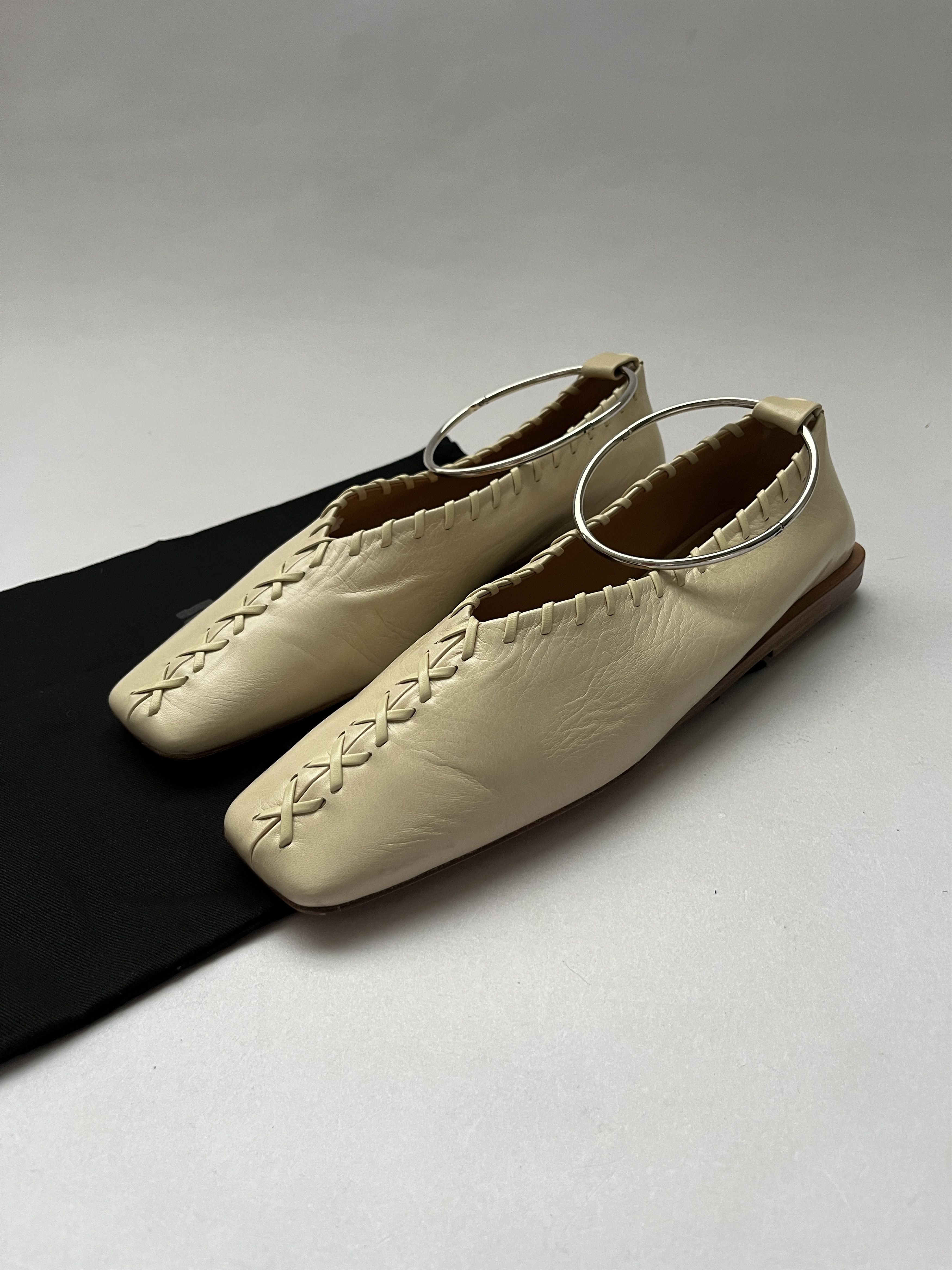 Jil Sander ⚡️QUICK SALE⚡️Jil Sander Ballerina Shoes with Ankle Bracelet Size US 10 / IT 40 - 3 Thumbnail