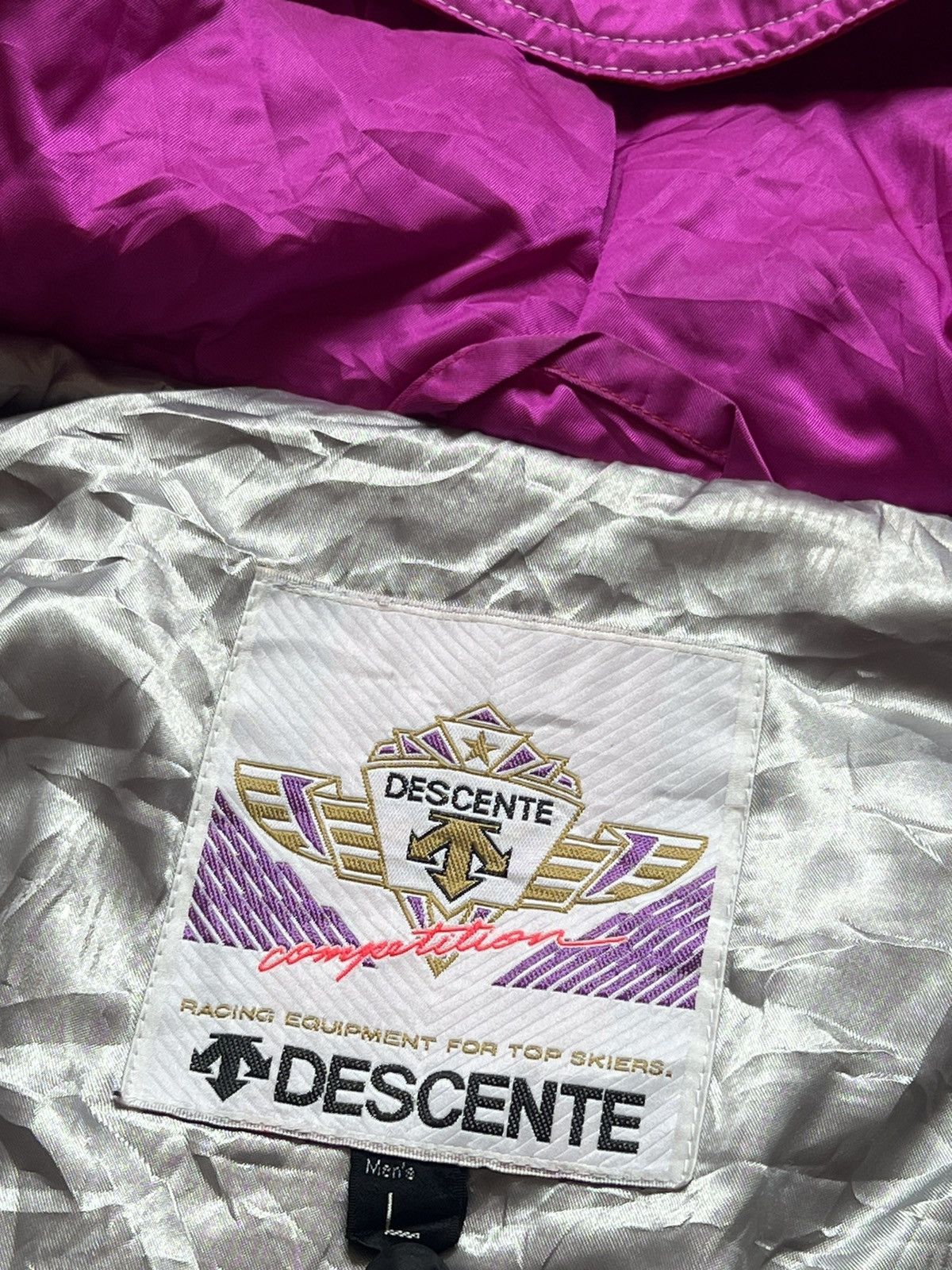 Descente 1990's Descente Racing Equipment Ski Winter Jacket Size US L / EU 52-54 / 3 - 3 Thumbnail