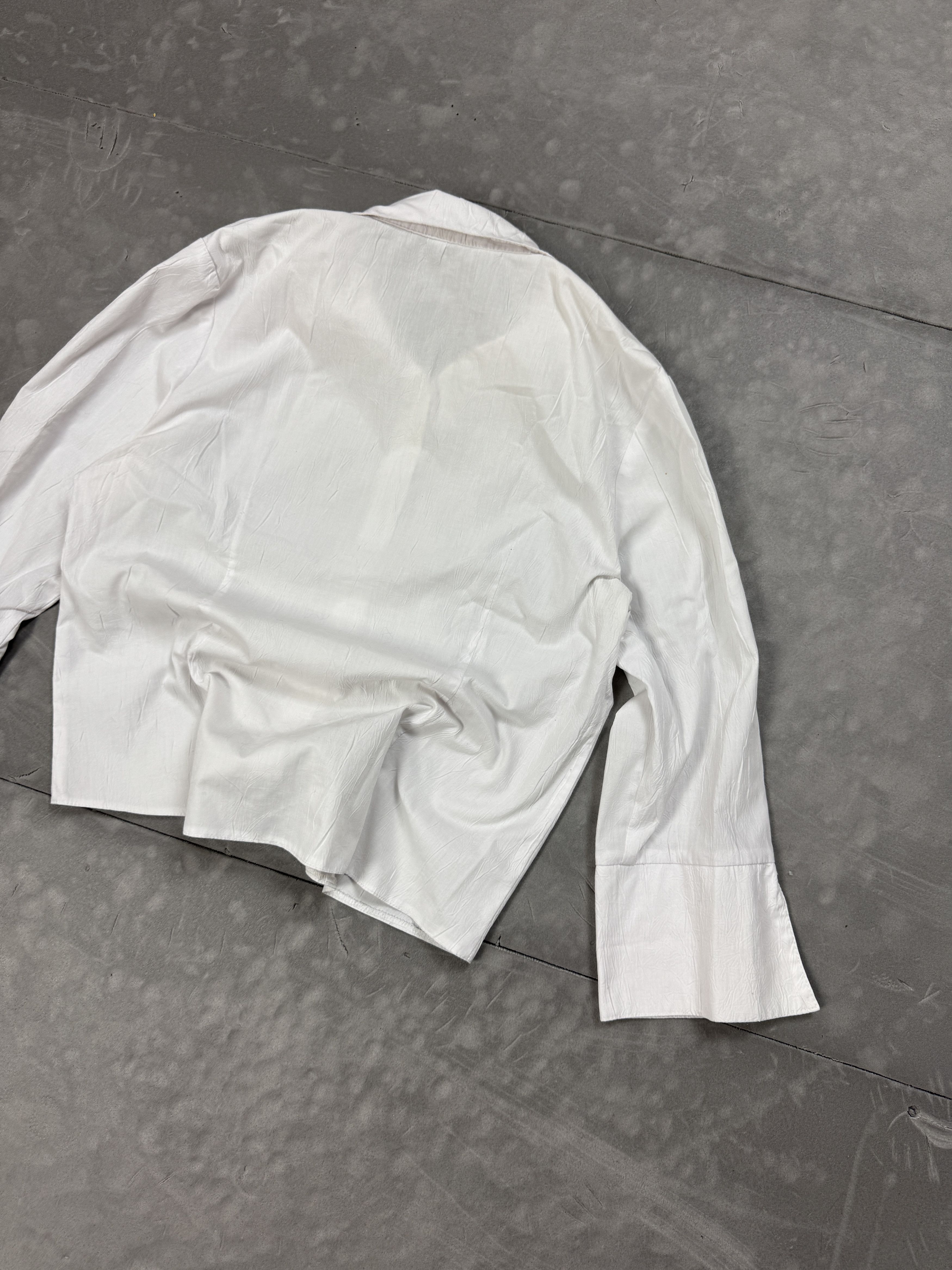 Vintage Vintage White Shirt with Wide Sleeves 90s (S/M) Size S / US 4 / IT 40 - 10 Thumbnail