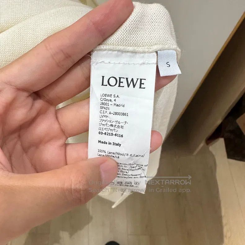 Loewe Loewe Pocketed wool blend long-sleeve knit sweatshirt Size S / US 4 / IT 40 - 5 Thumbnail