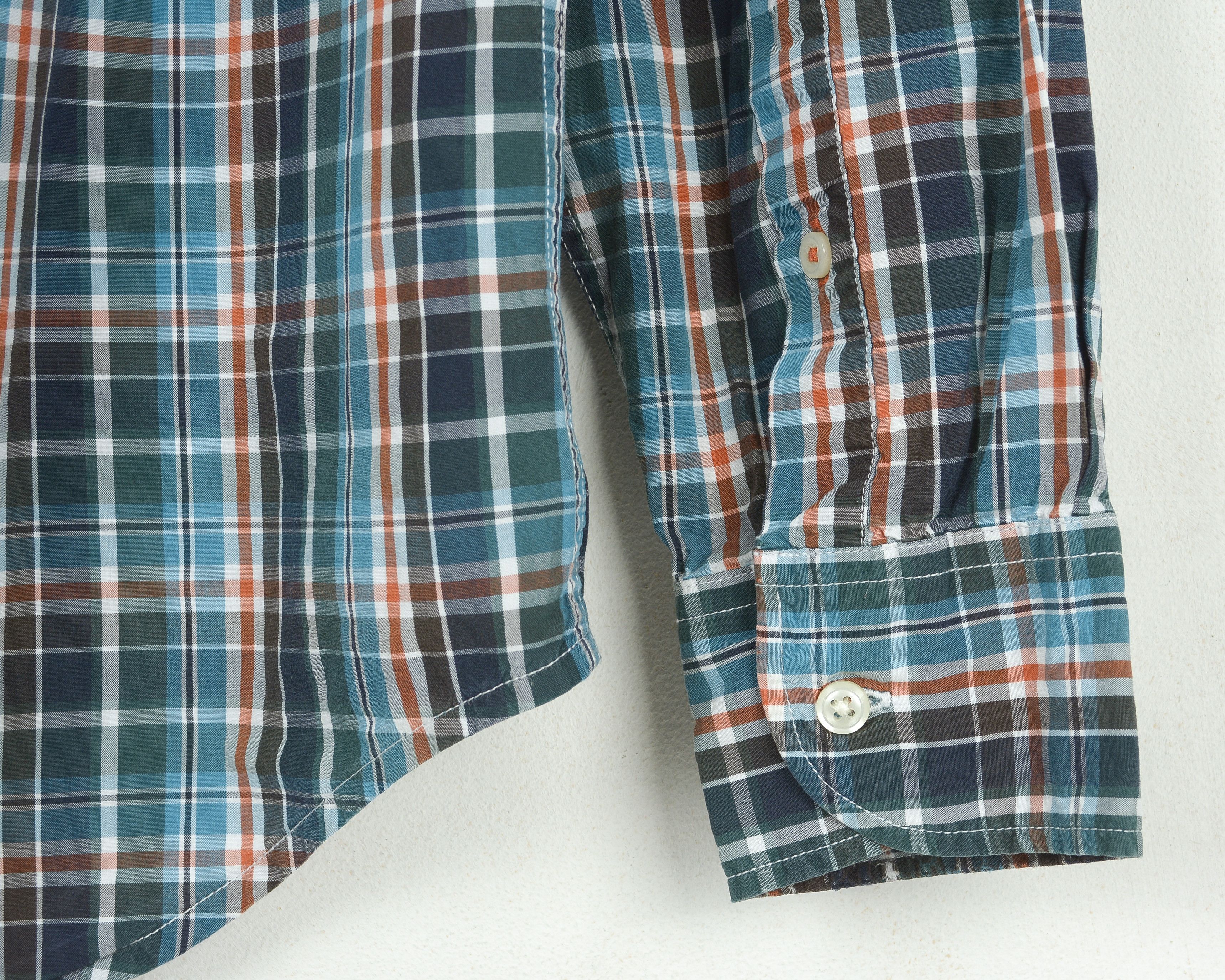 Tommy Hilfiger New York Fit Casual Shirt Long Sleeve Button Check Tartan Size US M / EU 48-50 / 2 - 5 Thumbnail