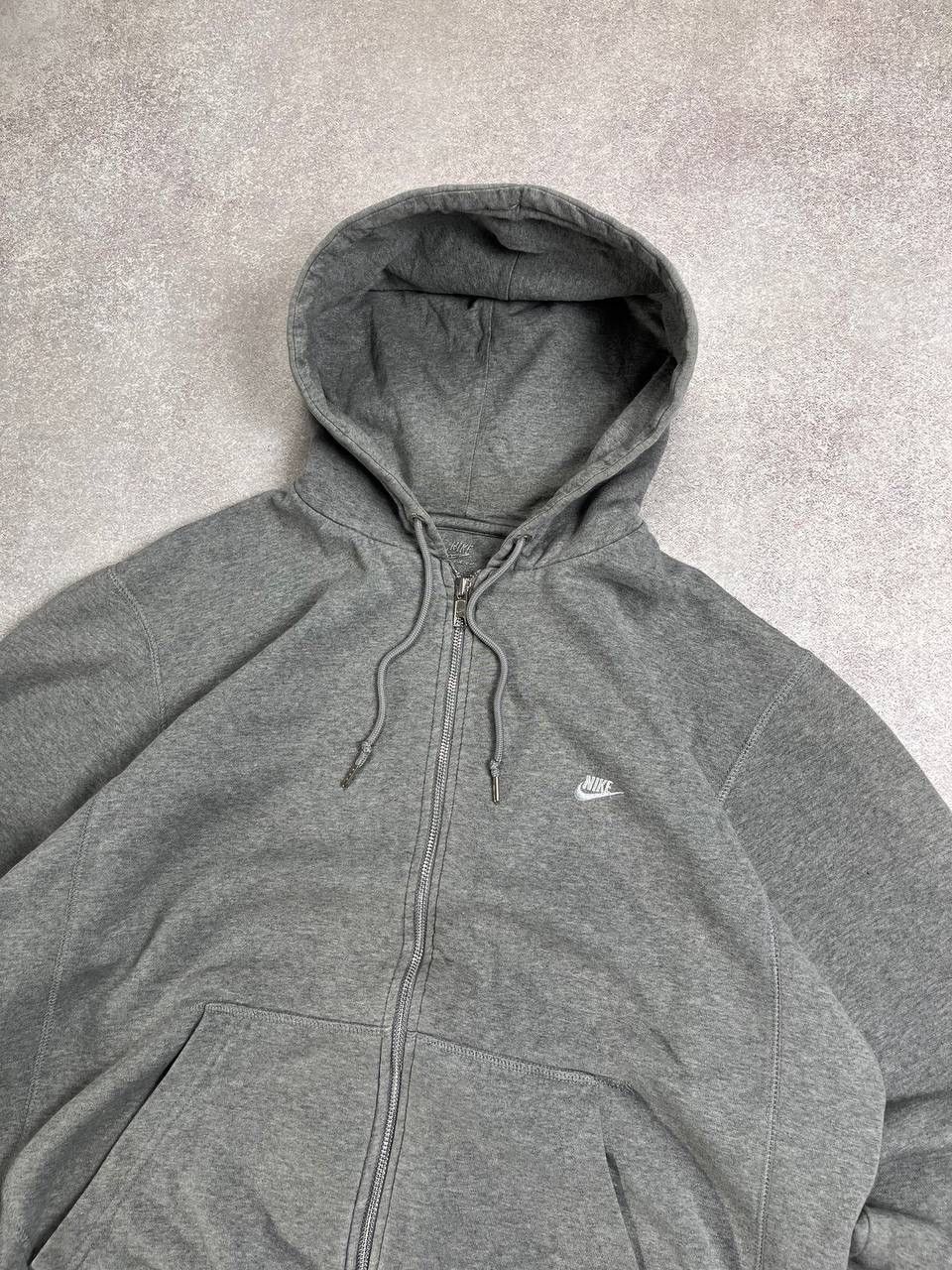 Nike Vintage Nike Swoosh Boxy Zip Hoodie Y2K L Size US L / EU 52-54 / 3 - 3 Thumbnail
