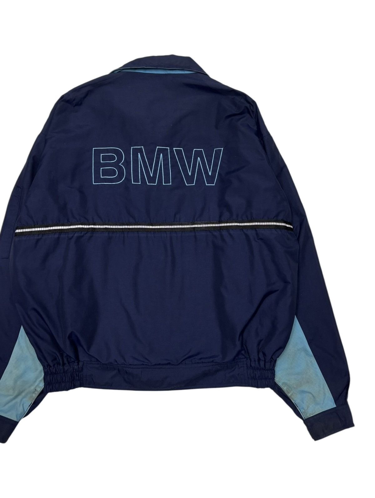 BMW 🔥VINTAGE BMW RACING SPECIALIST WORK BOMBER JACKET Size US XXL / EU 58 / 5 - 8 Thumbnail