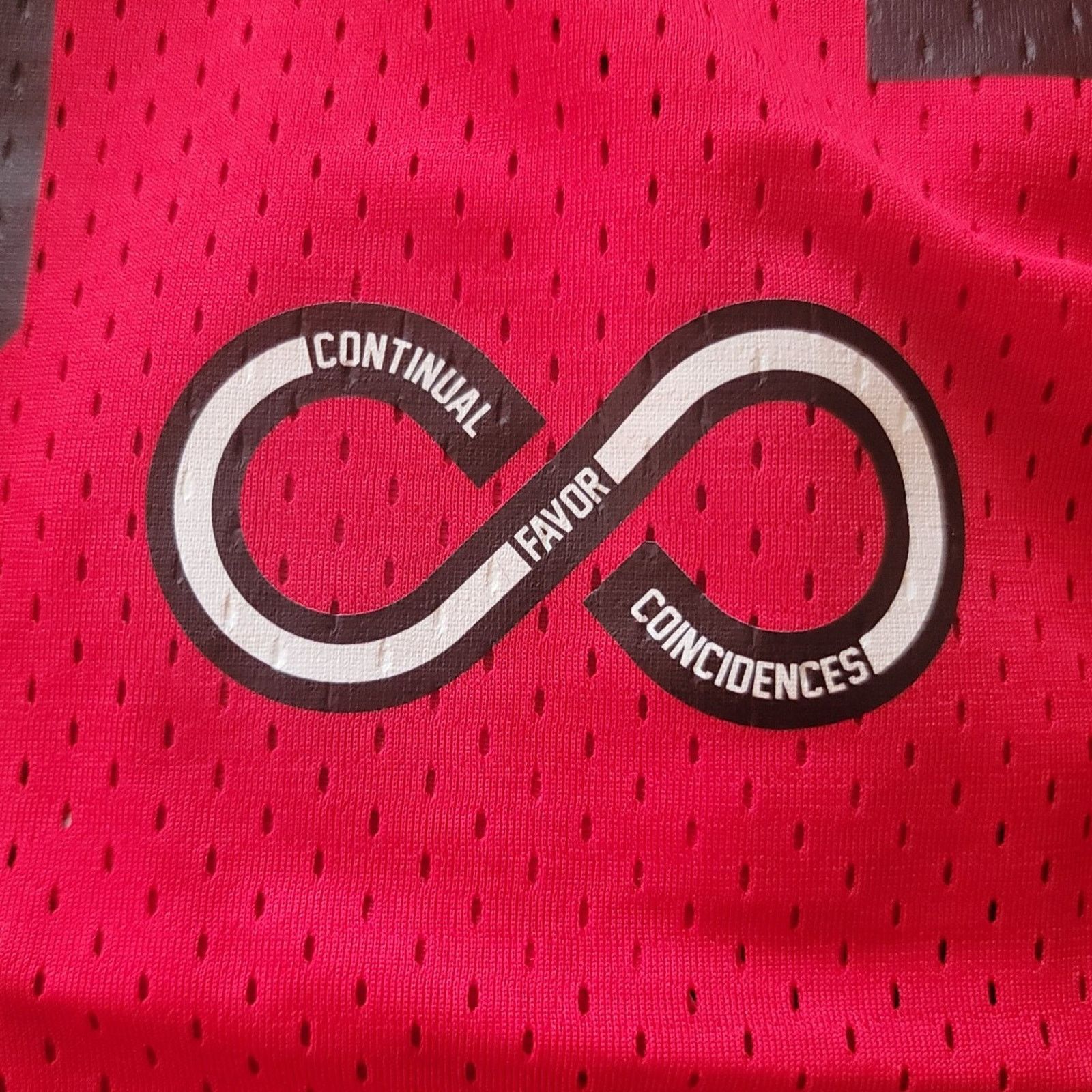 The Unbranded Brand Continual Coincidences Brand Upcycled Vtg Jersey REDEEMED Size US XL / EU 56 / 4 - 4 Thumbnail