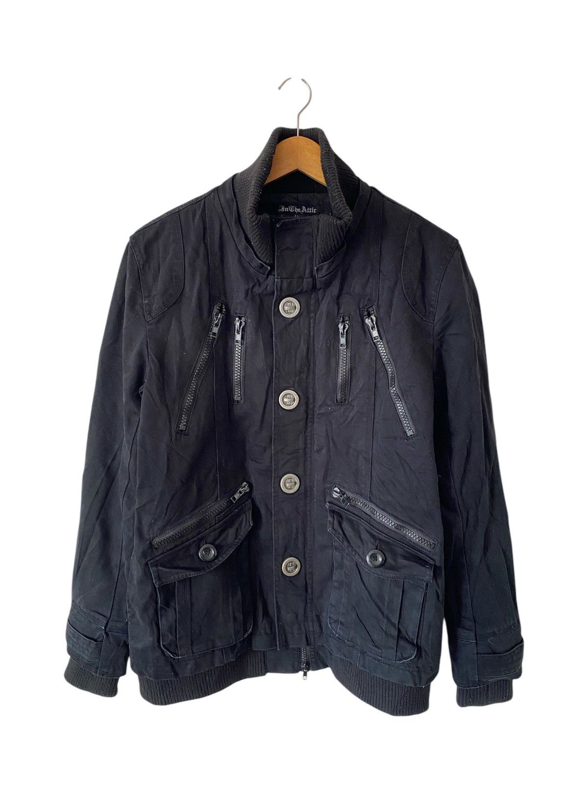 14th Addiction × In The Attic × KMRii Vtg In The Attic Japan Militery Zipp Bondage Tactical Jacket Size US L / EU 52-54 / 3 - 1 Thumbnail