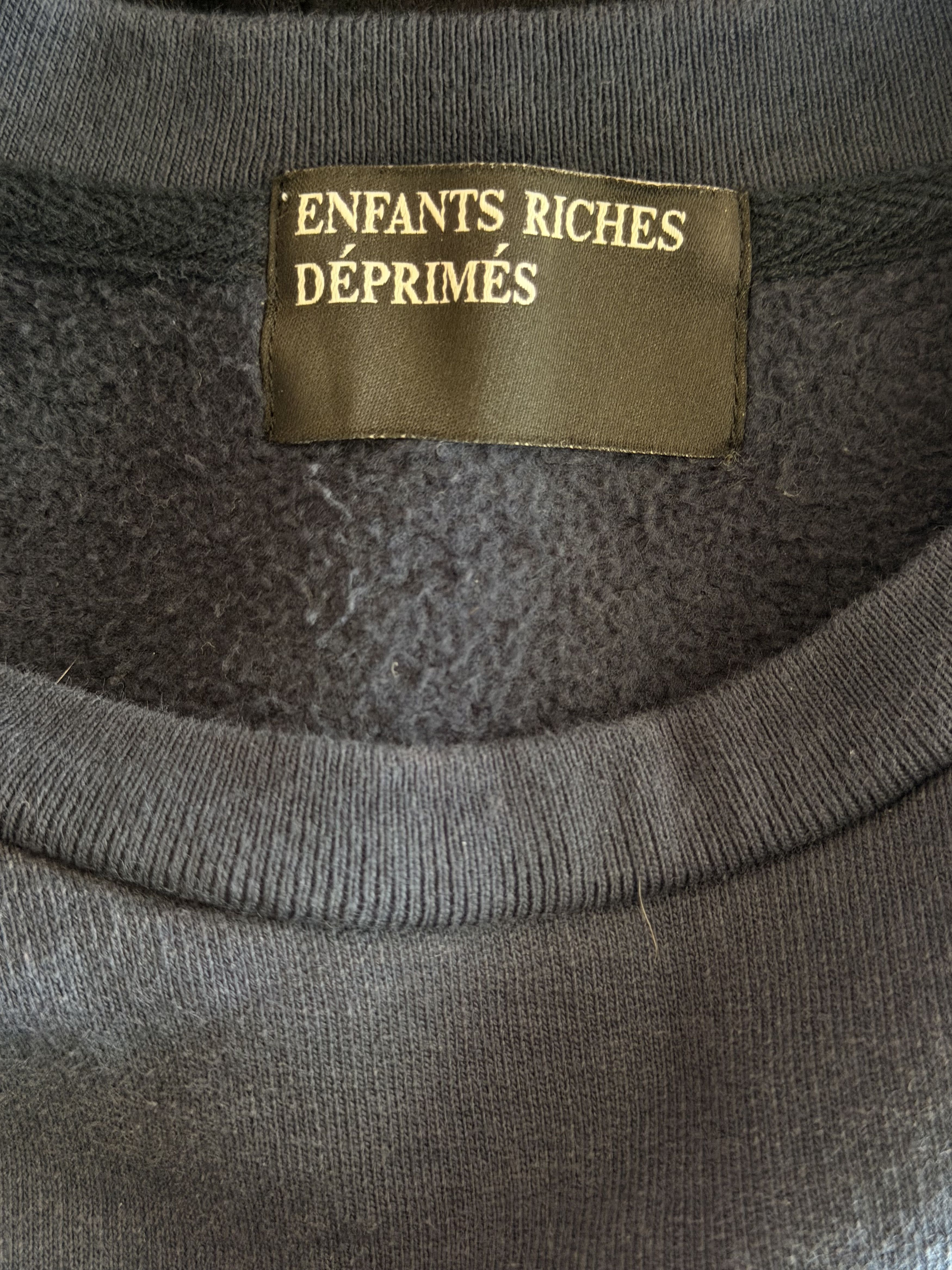 Enfants Riches Deprimes Enfants Riches Deprimes Navy Gstaad Palace Graphic Sweater Size US XS / EU 42 / 0 - 3 Thumbnail