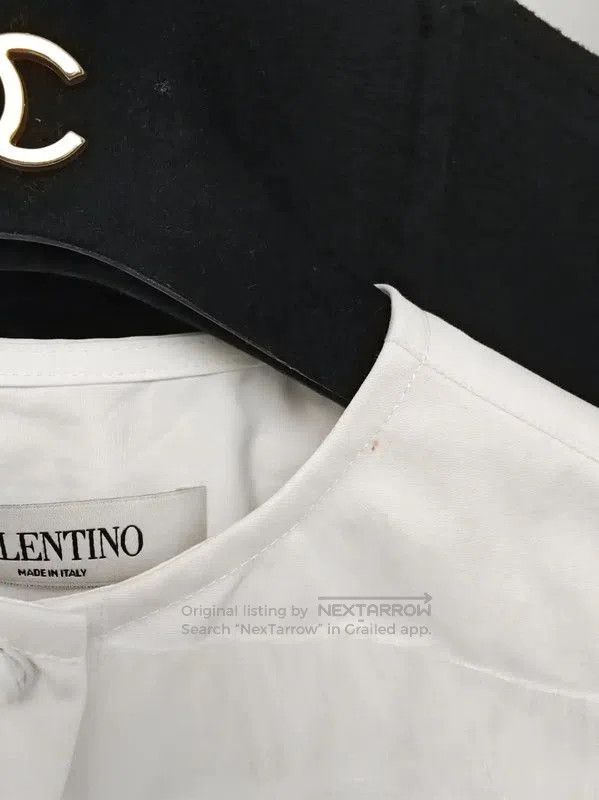 Valentino Valentino White Cotton Long Sleeve Shirt . Size S / US 4 / IT 40 - 6 Thumbnail