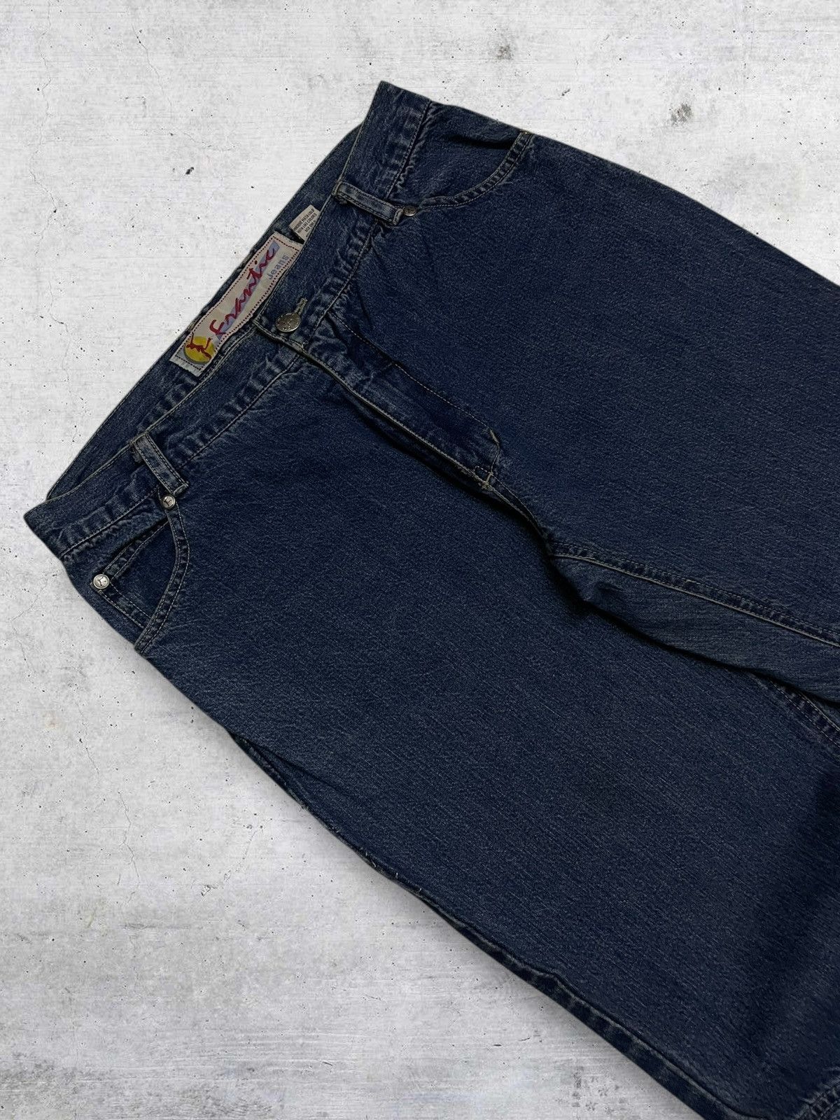 Beauty Beast VINTAGE FANTASTIC JAPAN 90S DESIGNER KINKY FLARED OG DENIM Size US 30 / EU 46 - 6 Thumbnail