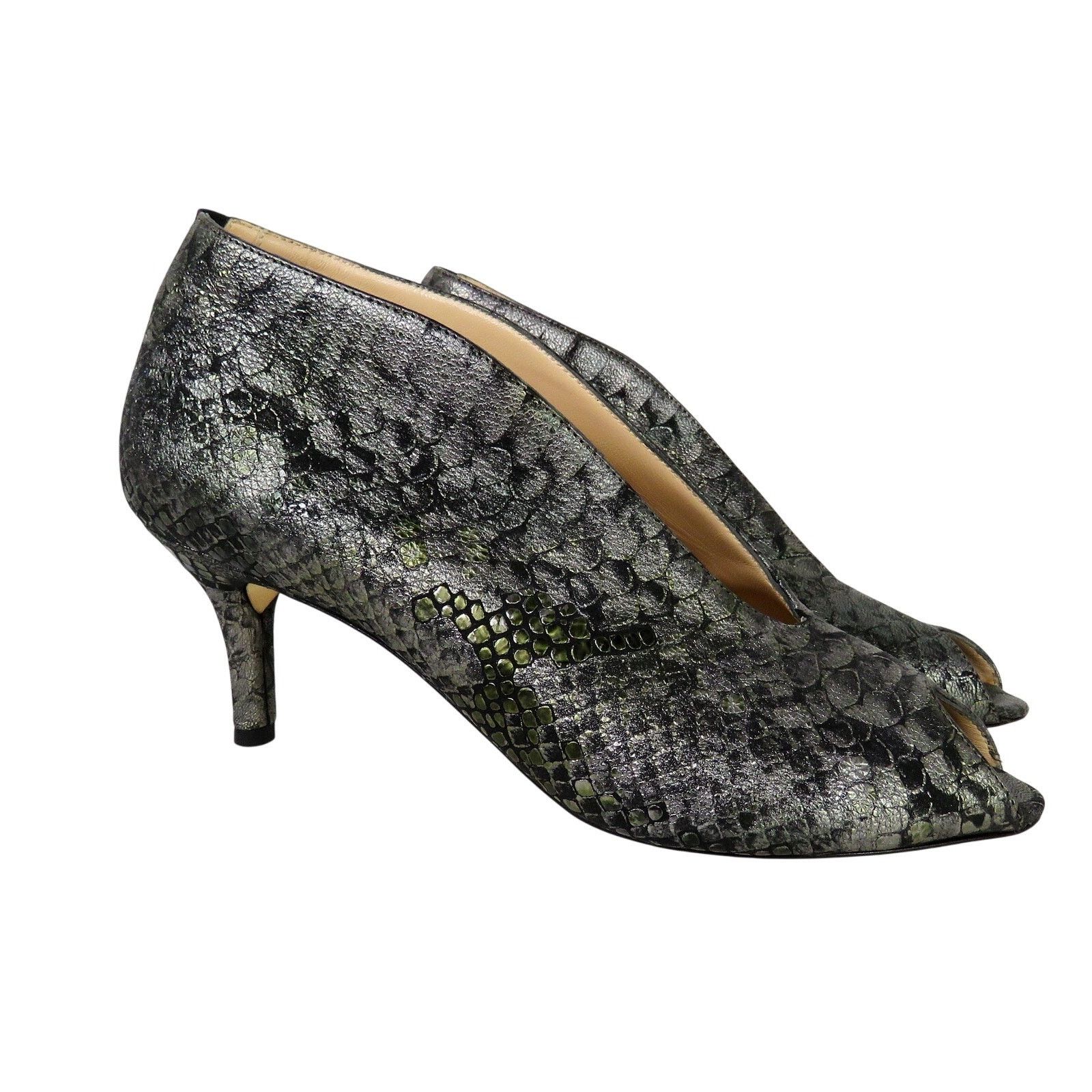 Other Amalfi by Rangoni Metallic Snake Print Heels Booties 8.5 Size US 8.5 / IT 38.5 - 9 Thumbnail