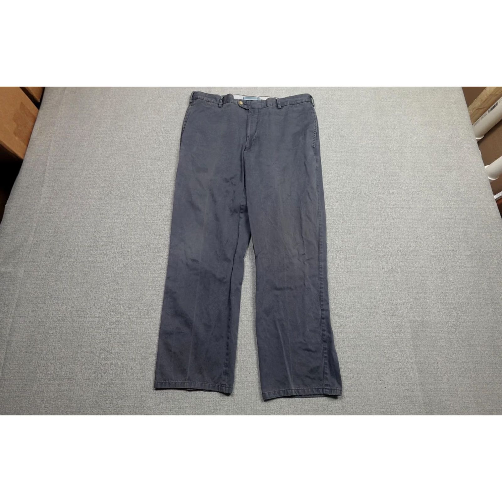 Peter Millar Peter Millar Chino Pants Mens 36x30 Blue Pima Cotton Straight Golf Preppy Size US 36 / EU 52 - 2 Thumbnail
