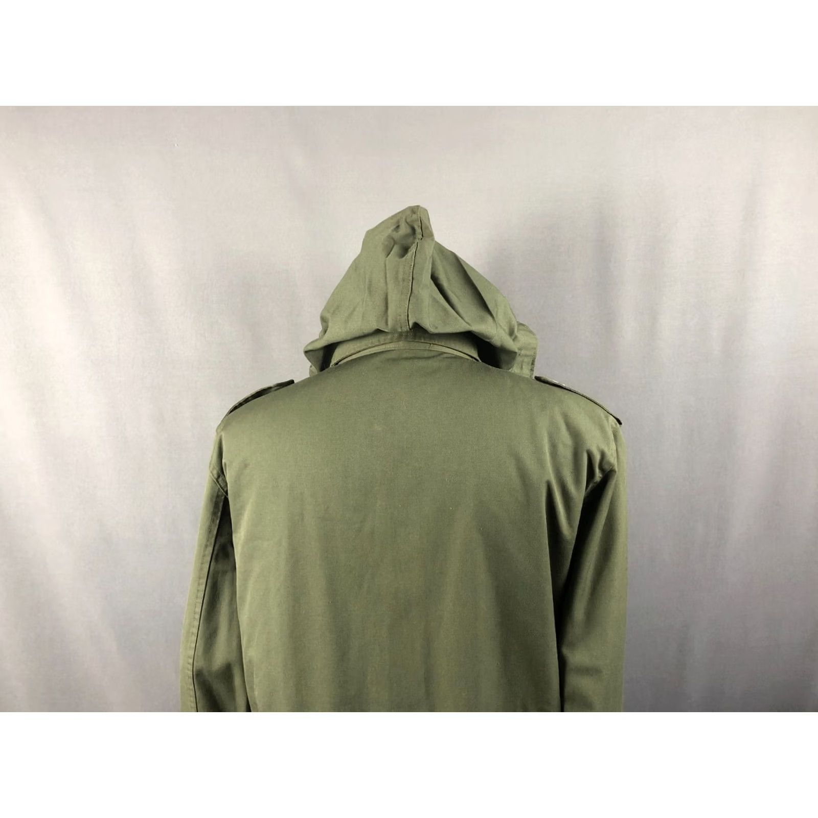 Vintage Vintage US Air Force Full Zip Jacket Cotton Green Men Hooded Size US M / EU 48-50 / 2 - 5 Thumbnail