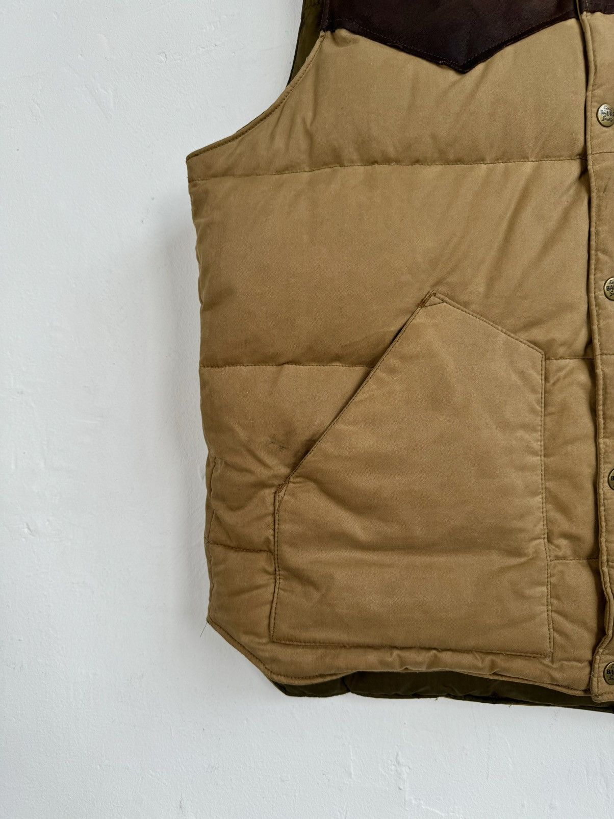 Eddie Bauer × Vintage Eddie Bauer Goose down Wax Vest Size US M / EU 48-50 / 2 - 11 Thumbnail