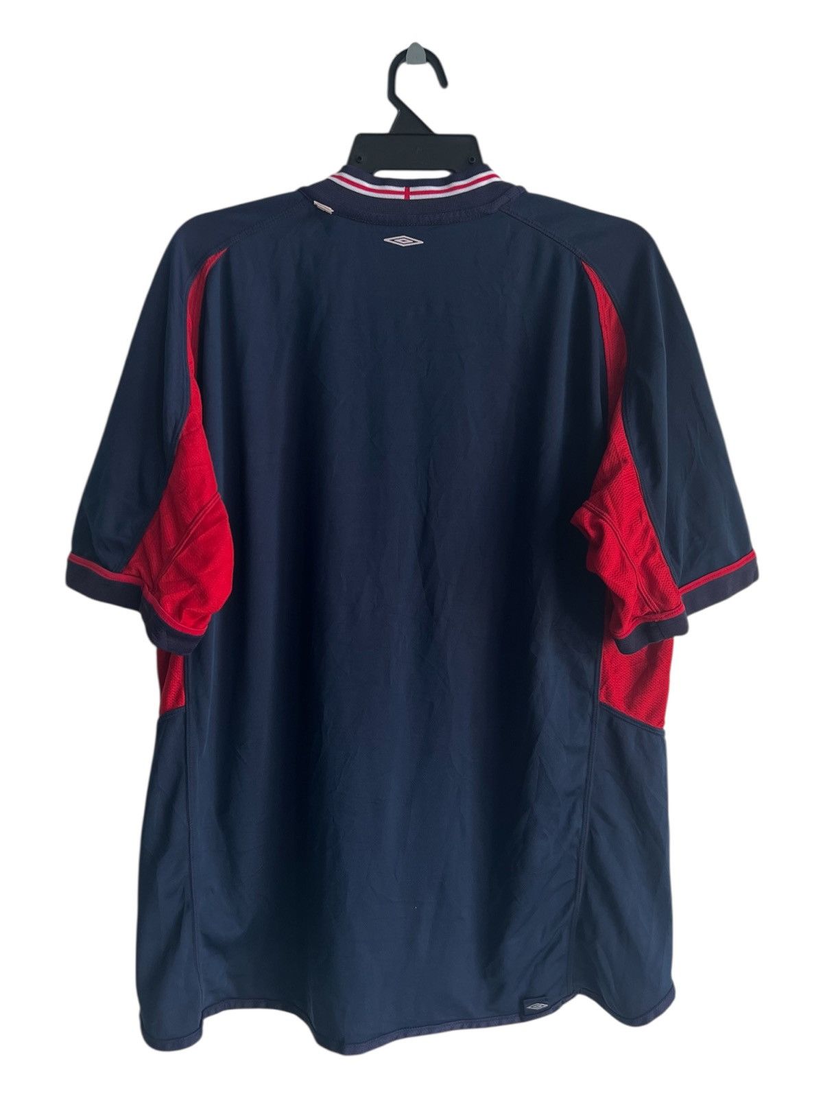 Umbro Original Vintage 2002-04 Umbro England Revisable Away Jersey Size US XL / EU 56 / 4 - 4 Thumbnail