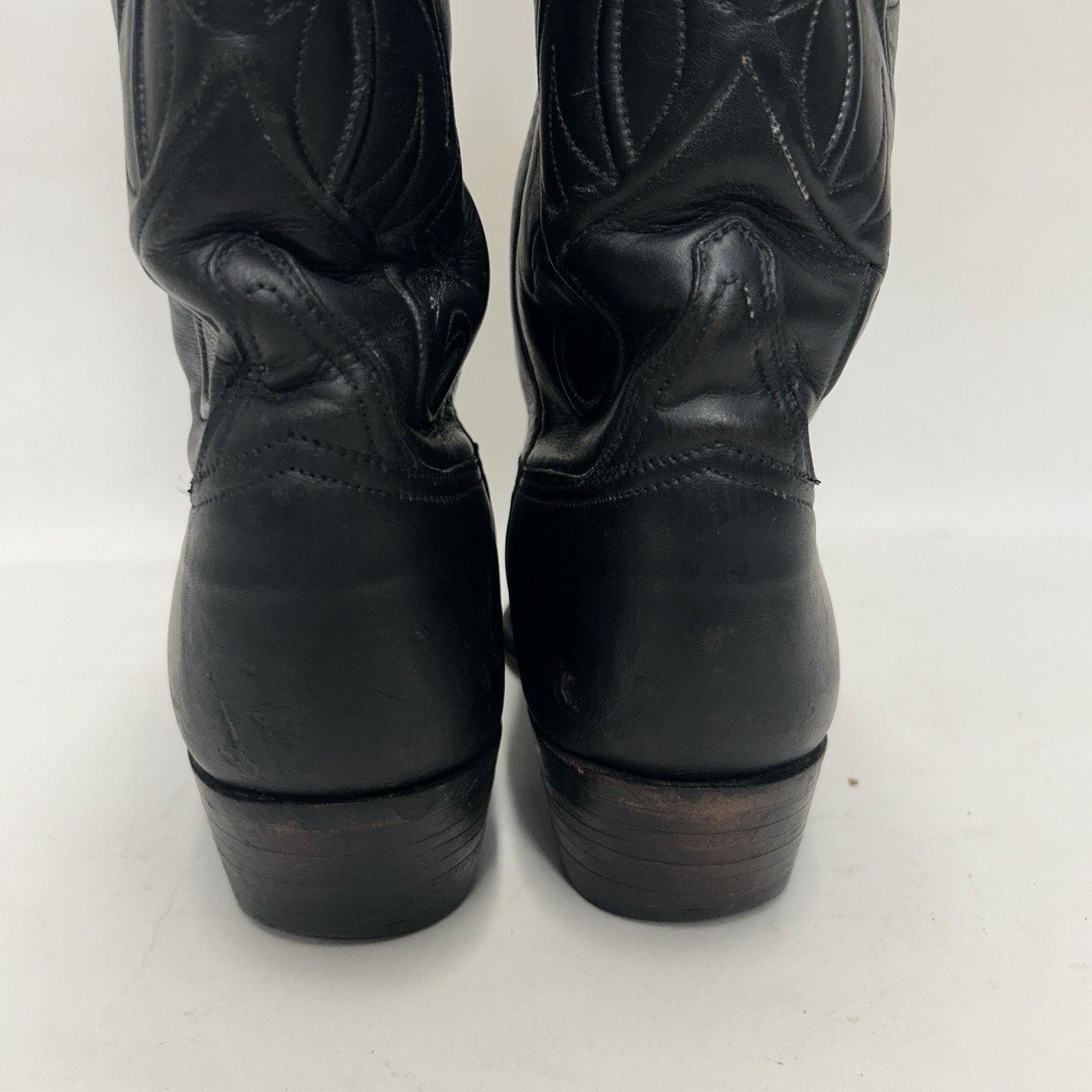 Lucchese Lucchese Handmade Goatskin Vines Cowboy Boots “Black" L1309 Size US 8.5 / EU 41-42 - 10 Thumbnail