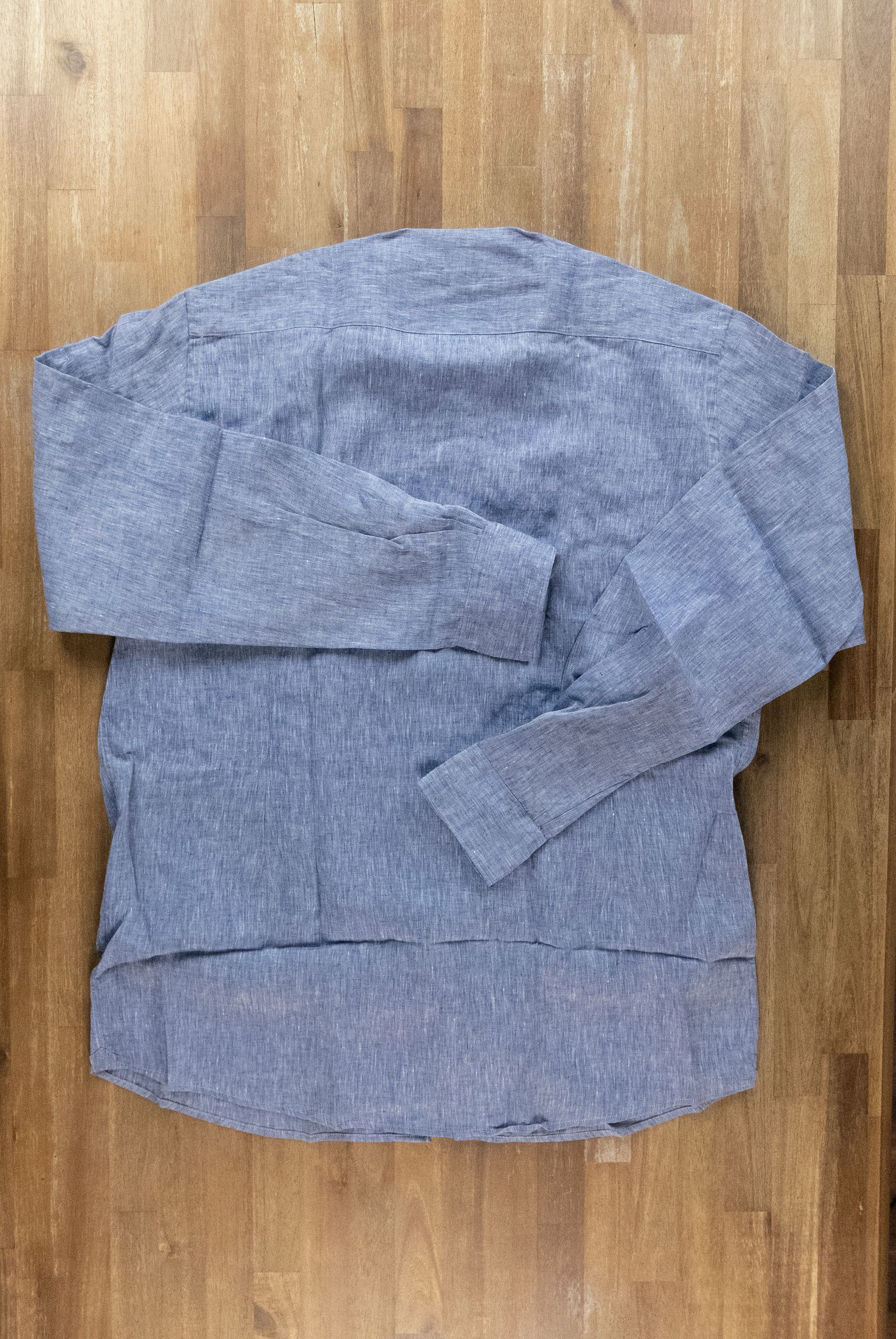 Eton ETON of Sweden contemporary fit blue linen shirt 45 XXL Size US XXL / EU 58 / 5 - 12 Thumbnail