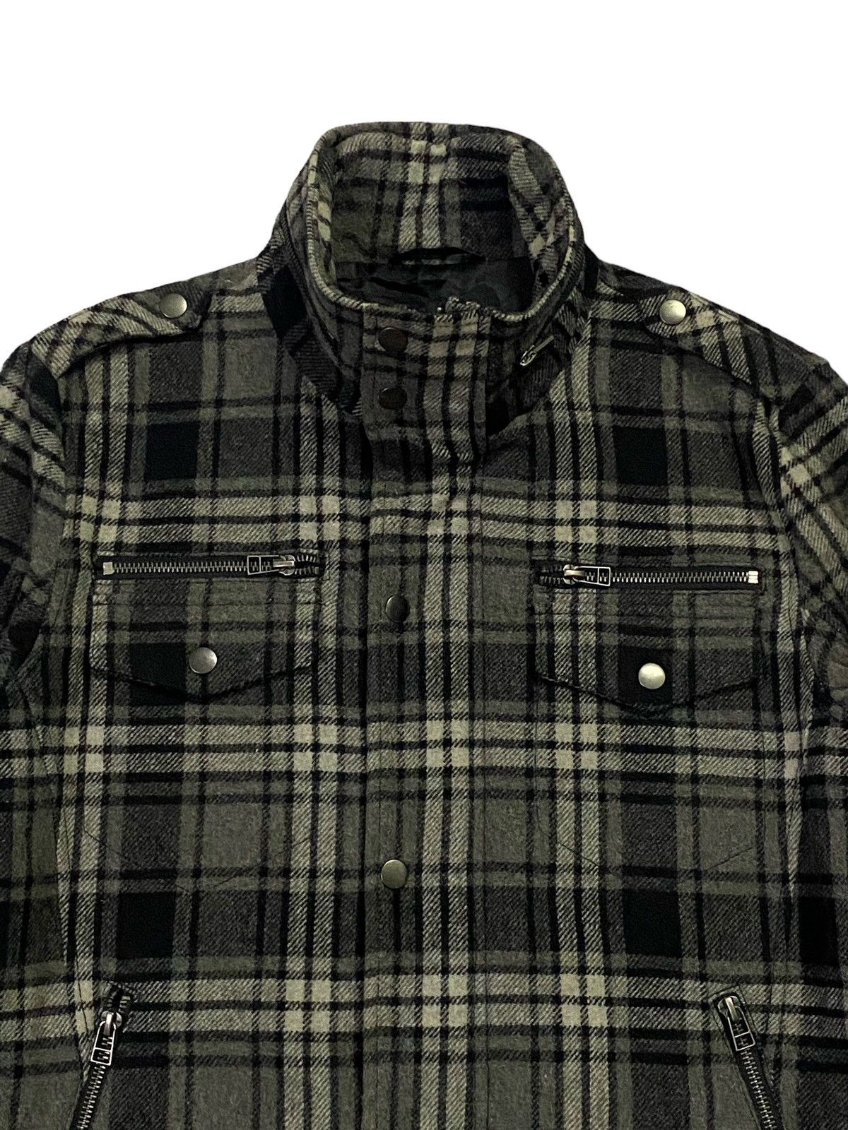 If Six Was Nine × Japanese Brand × semanticdesign SemanticDesign Checkered Wool Jacket Size US L / EU 52-54 / 3 - 13 Thumbnail