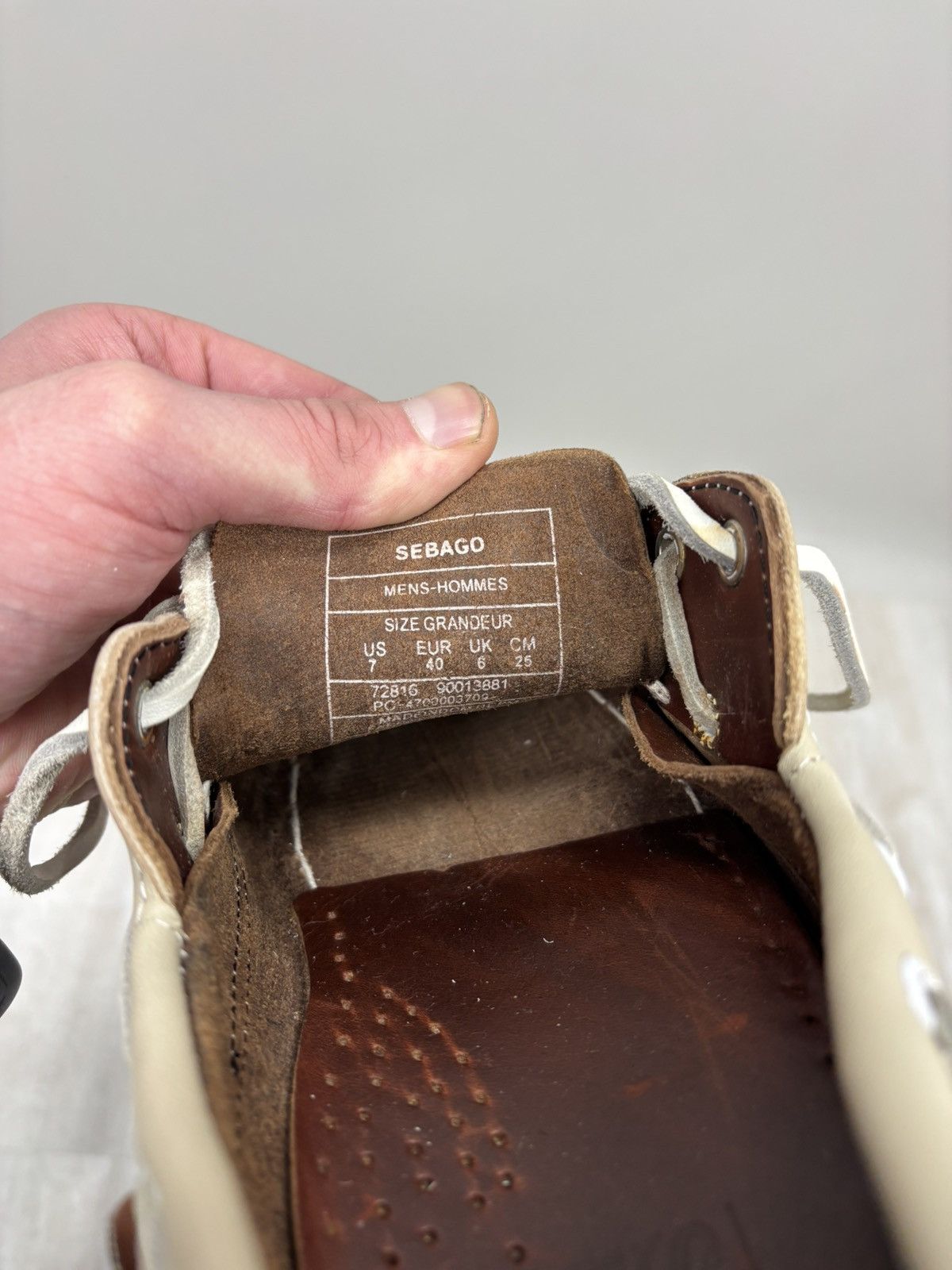 Sebago Mens shoes Sebago Size 40 Color Brown Size US 7 / EU 40 - 10 Thumbnail