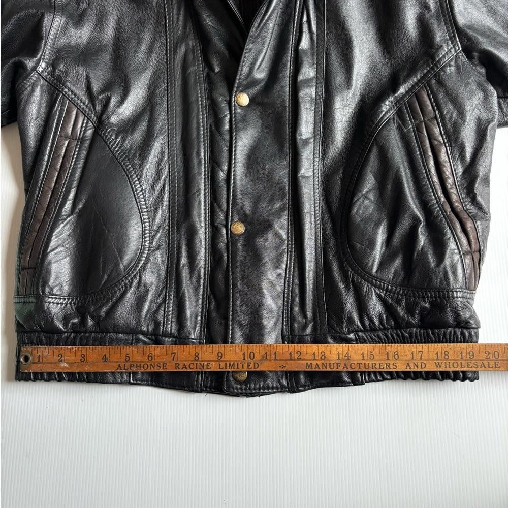 Designer Le Village du Cuir Leather Coat Size US S / EU 44-46 / 1 - 7 Thumbnail