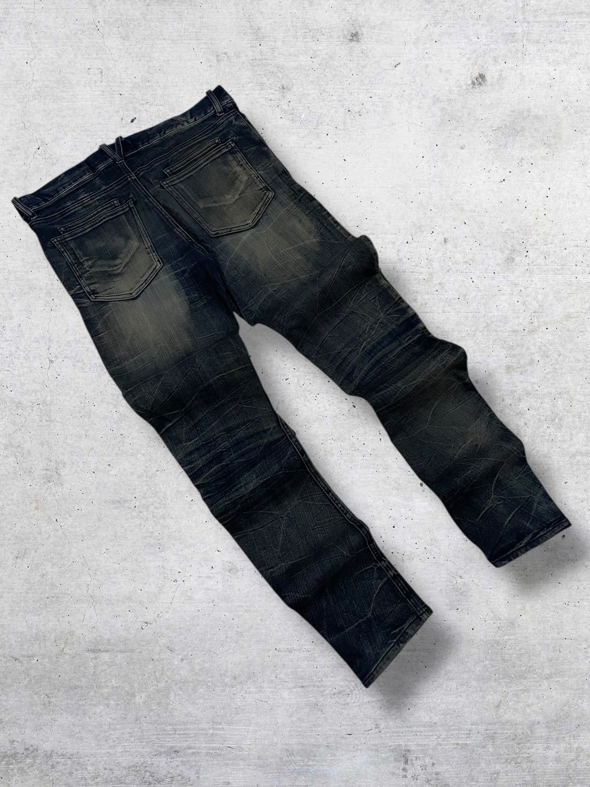 semanticdesign VINTAG SEMANTIC DESIGN OG JAPAN DESIGNER MUDWASH PUNK DENIM Size US 34 / EU 50 - 10 Thumbnail